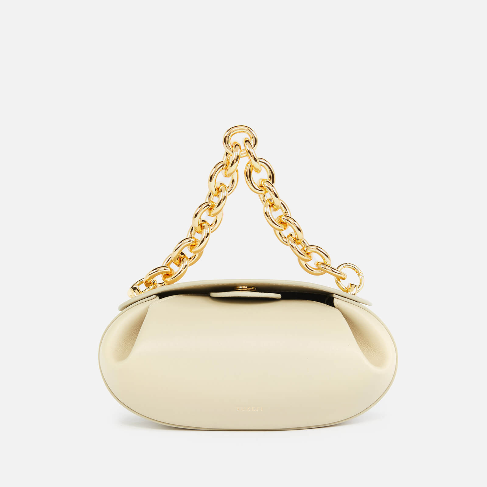 Yuzefi Women's Dinner Roll Leather Shoulder Bag - Olive