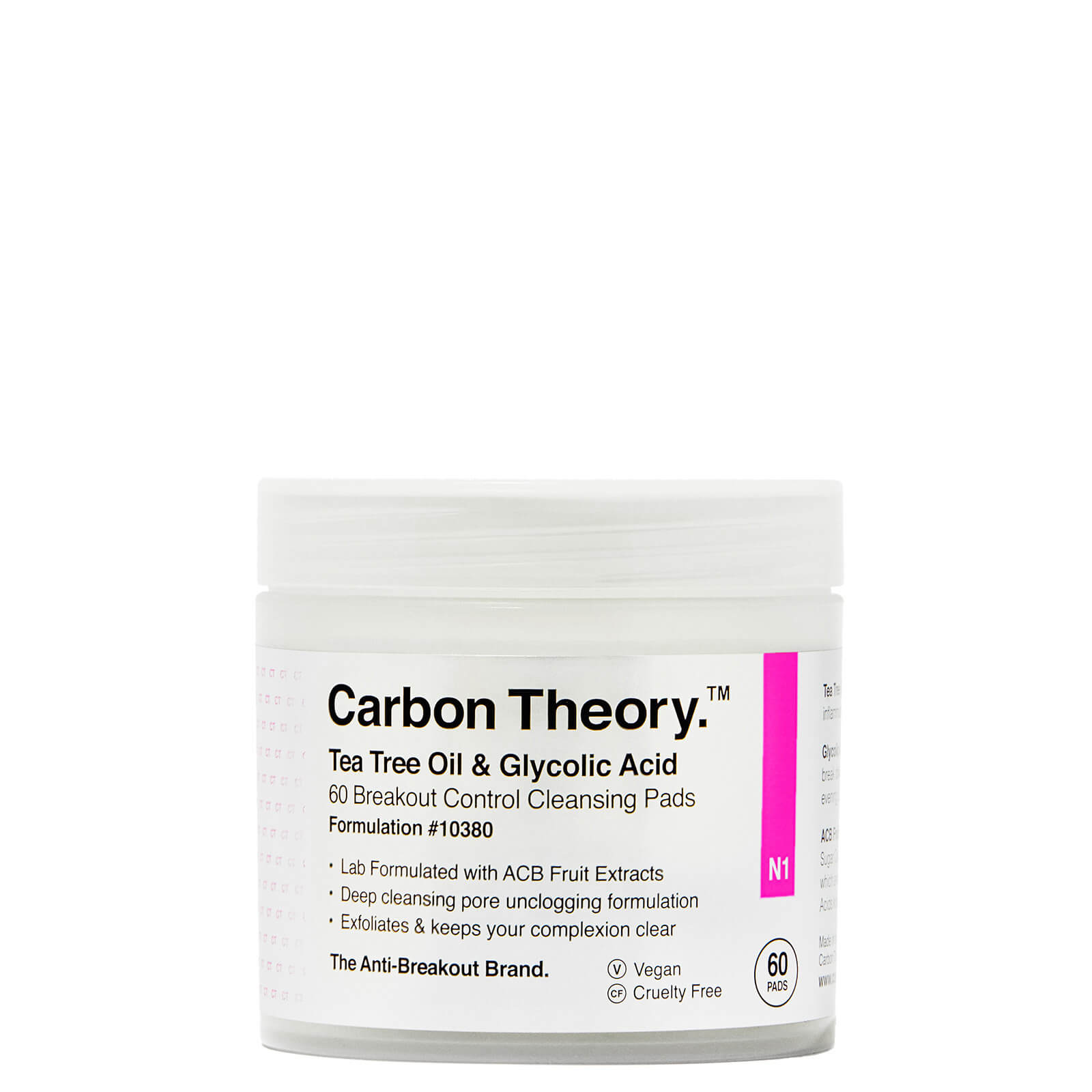 

Carbon Theory Breakout Control Cleansing Pads (60 Pads)