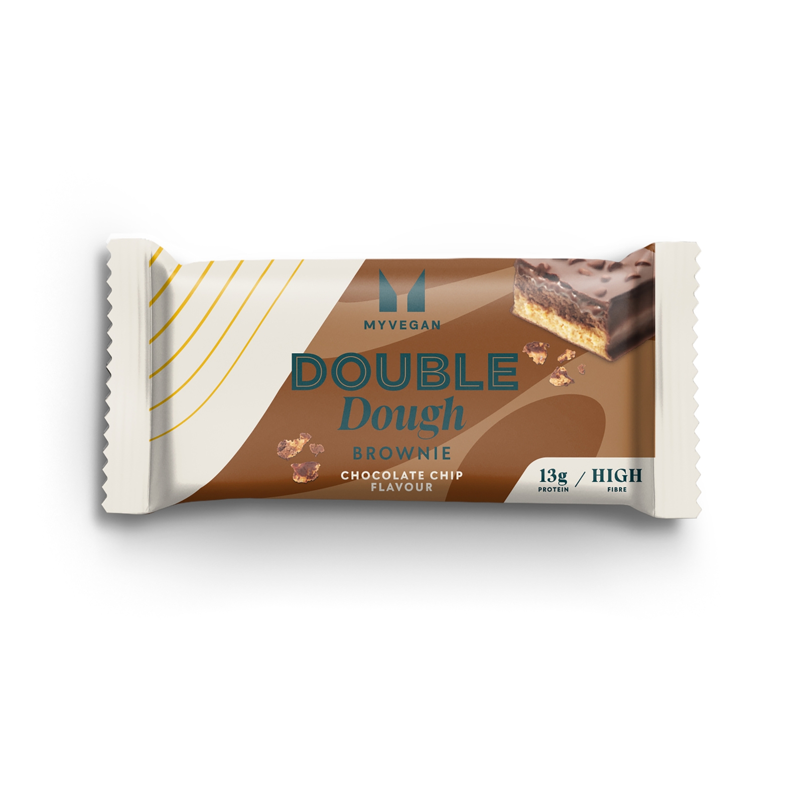 5060746520342 - Vegan Double Dough Brownie - 60g - Schokoladen Chip 5060746520342 - Vegan Double Dough Brownie - 60g - Schokoladen Chip
