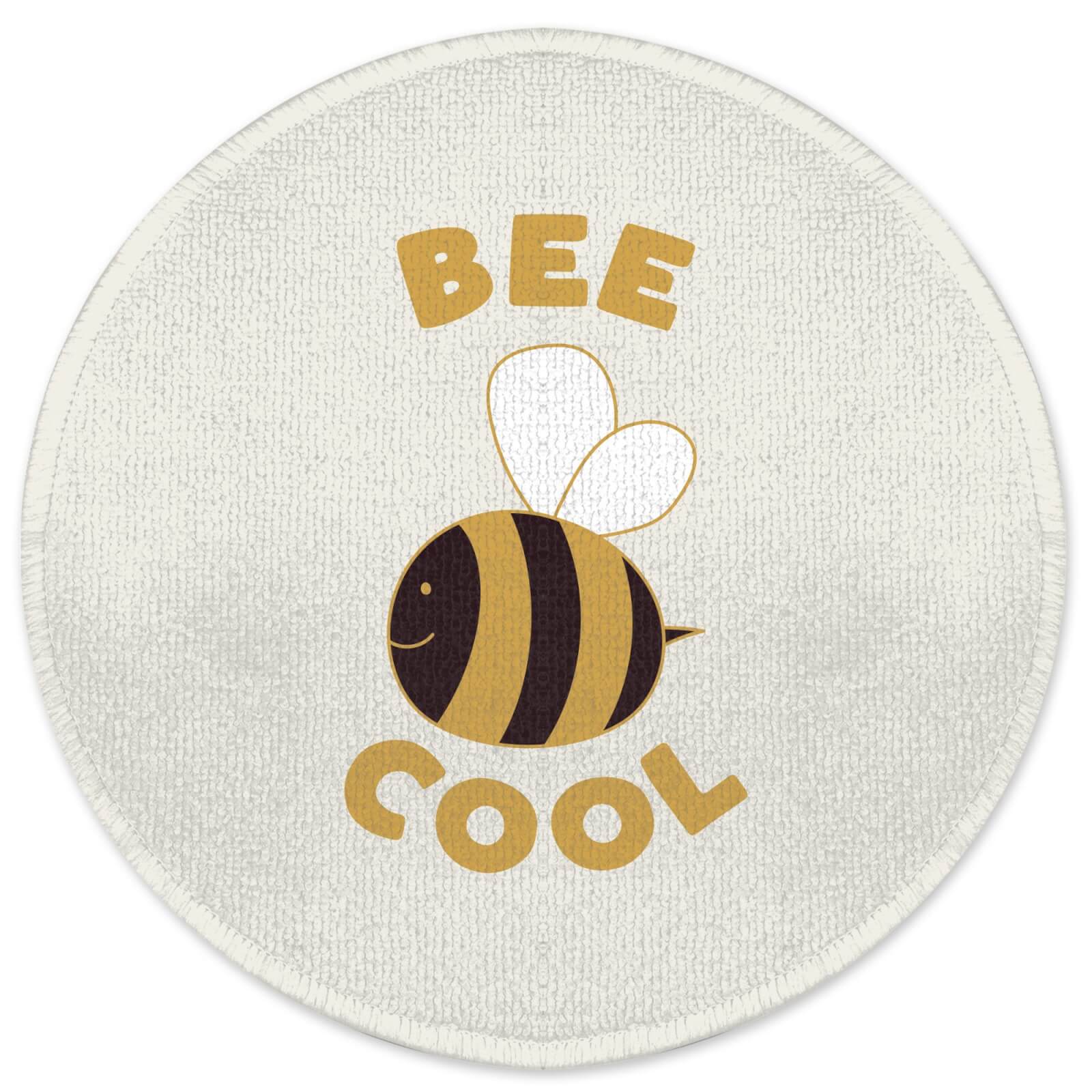 Bee Cool Round Bath Mat