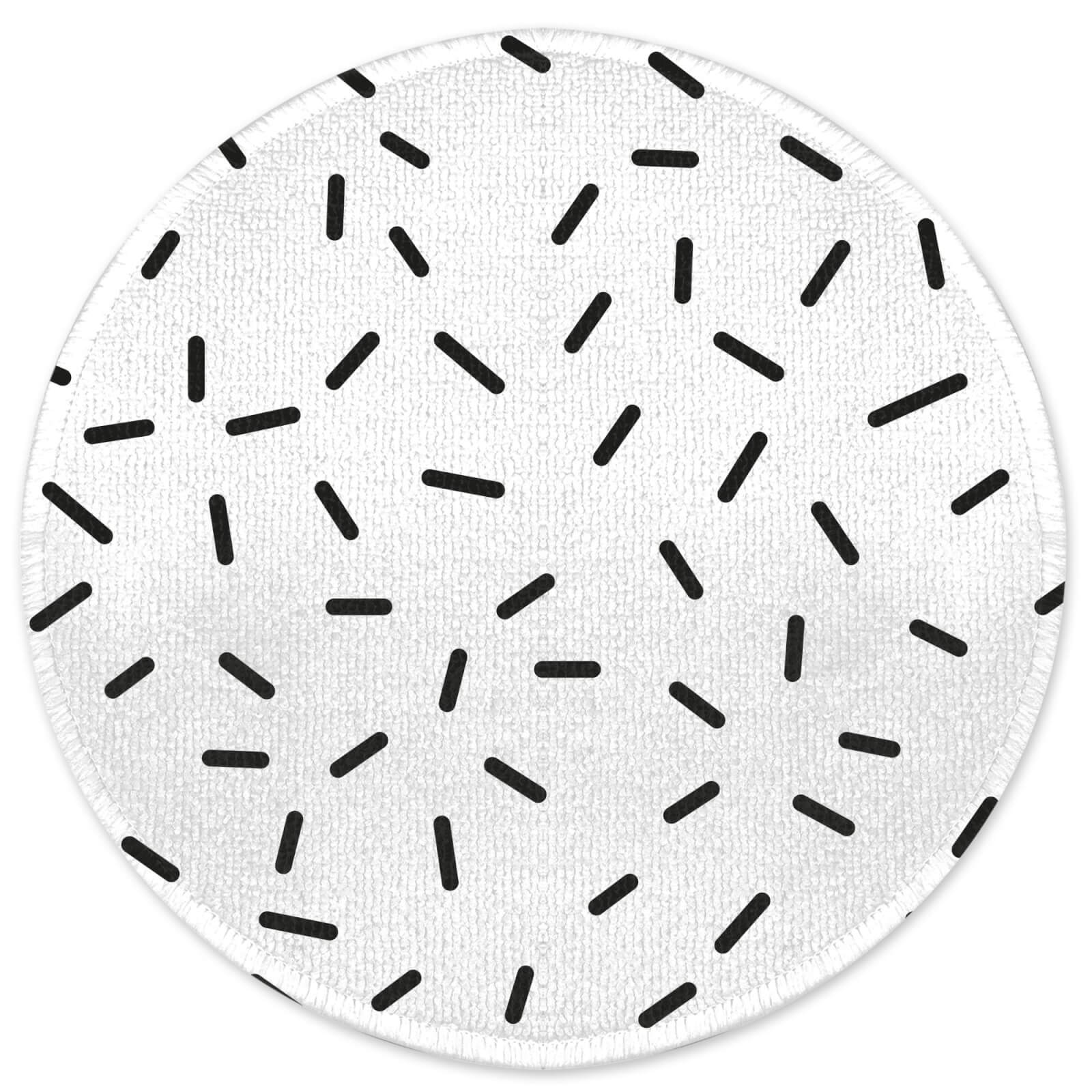 Sprinkles Round Bath Mat