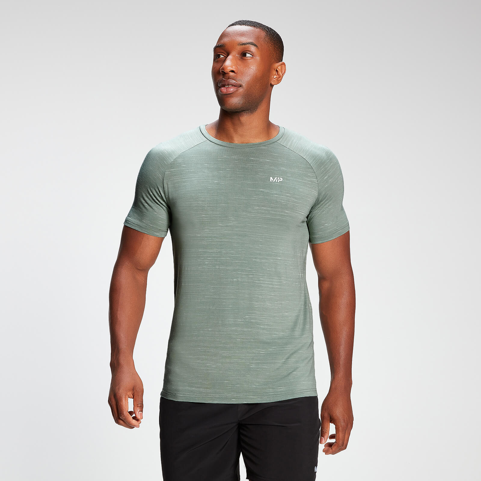 

MP Men's Performance Short Sleeve T-Shirt - Pale Green Marl - L