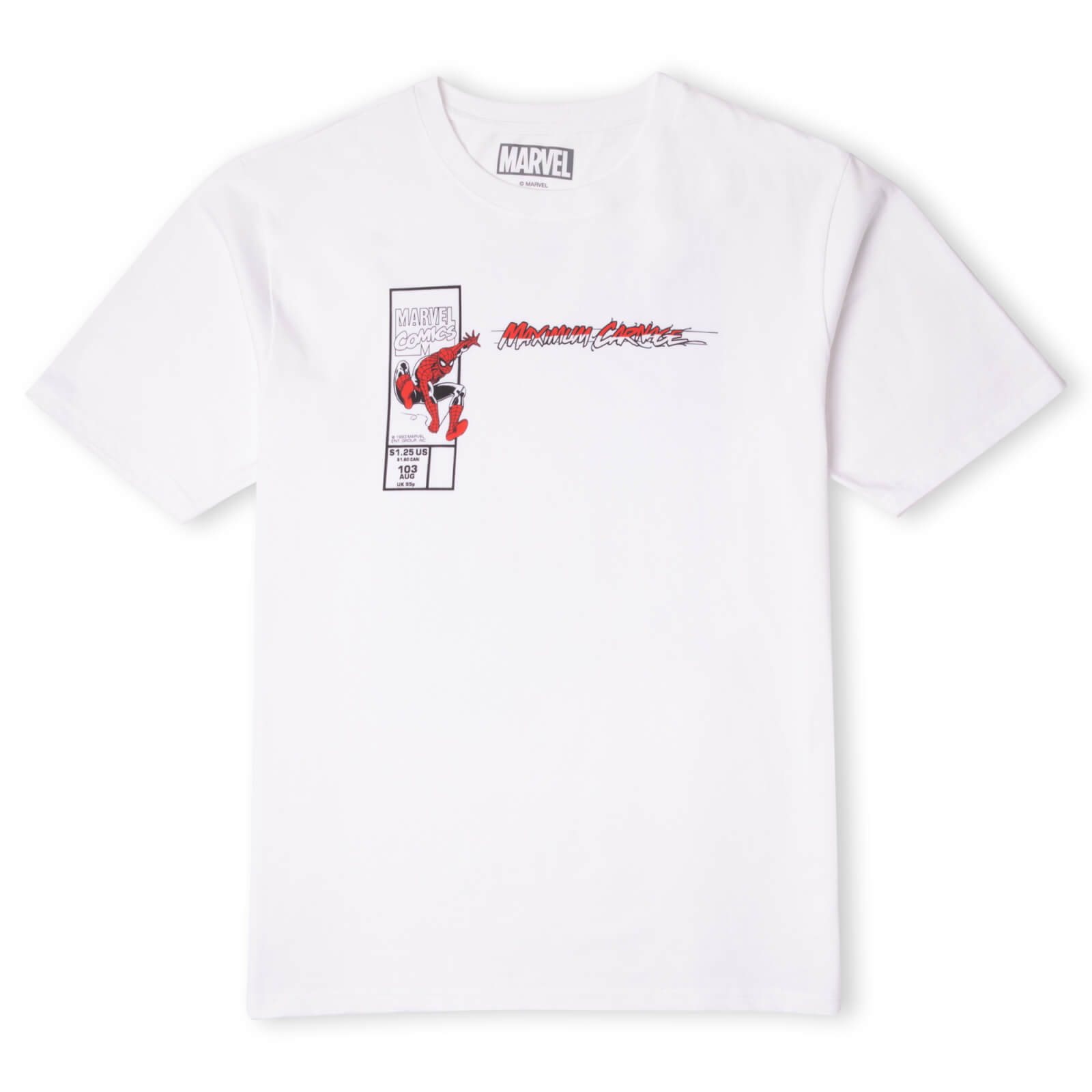 

Venom Maximum Carnage Oversized Heavyweight T-Shirt - White - M - Blanc