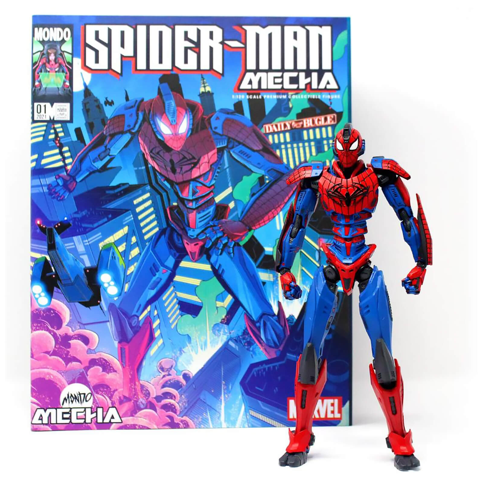 Mondo Marvel Mecha 10in Figure - Spider-Man