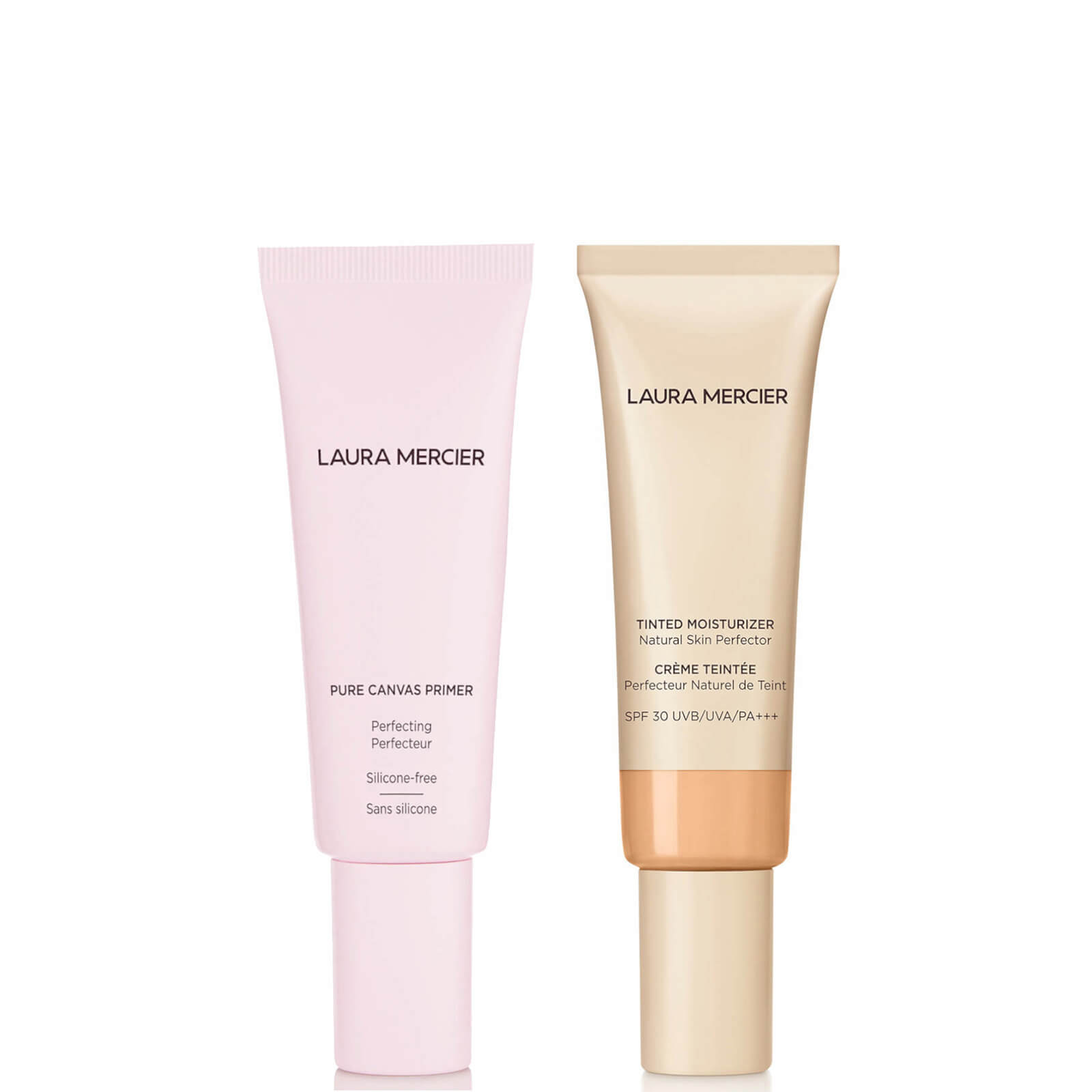 Laura Mercier Pure Canvas Perfecting Primer Bundle (Various Shades) - Porcelain