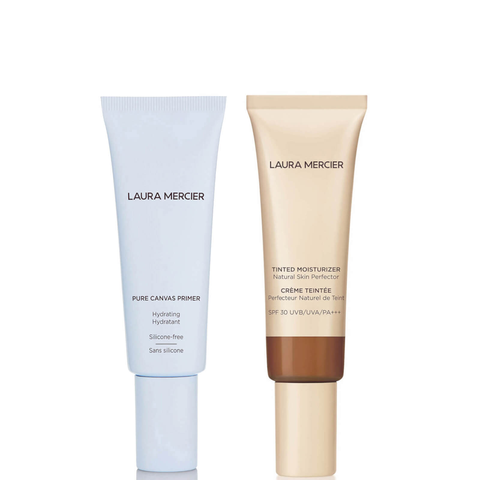 Laura Mercier Pure Canvas Hydrating Primer Bundle (Various Shades) - Mocha