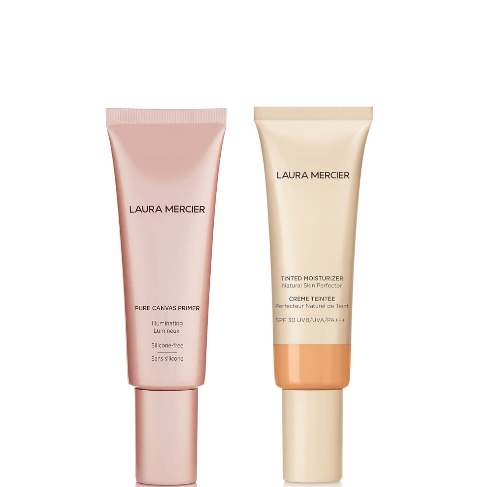 Laura Mercier Pure Canvas Illuminating Primer Bundle (verschiedene Farbtöne) - Blush