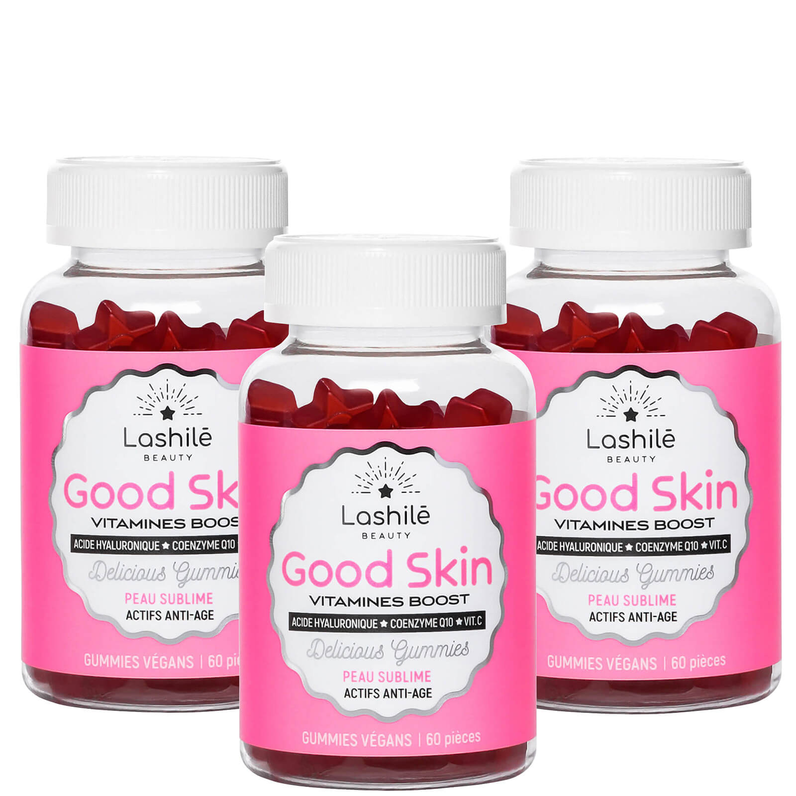 

Lashilé Good Skin Gummies Trio