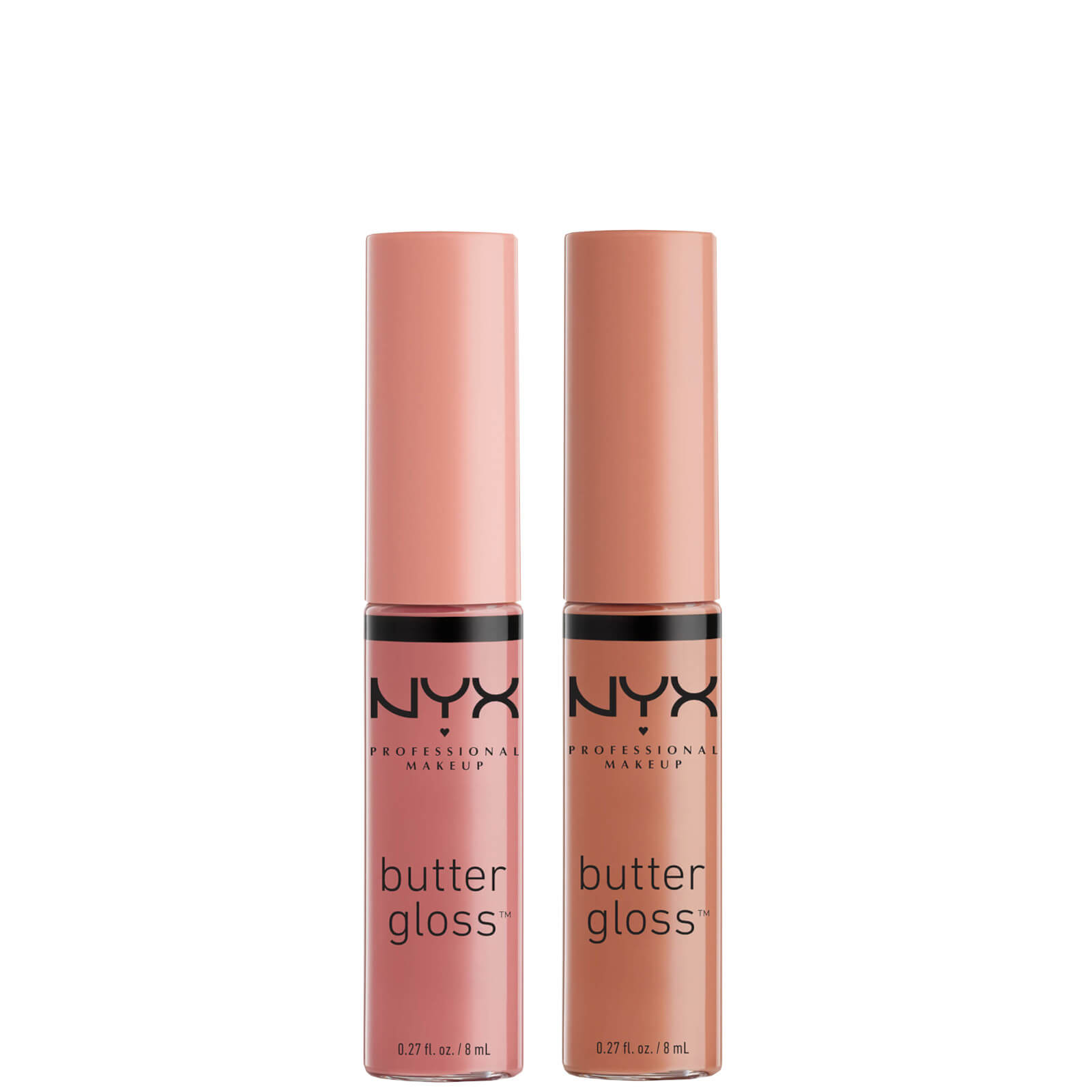 NYX Professional Makeup Butter Gloss Lip Gloss Duo - Madeleine and Tiramisu