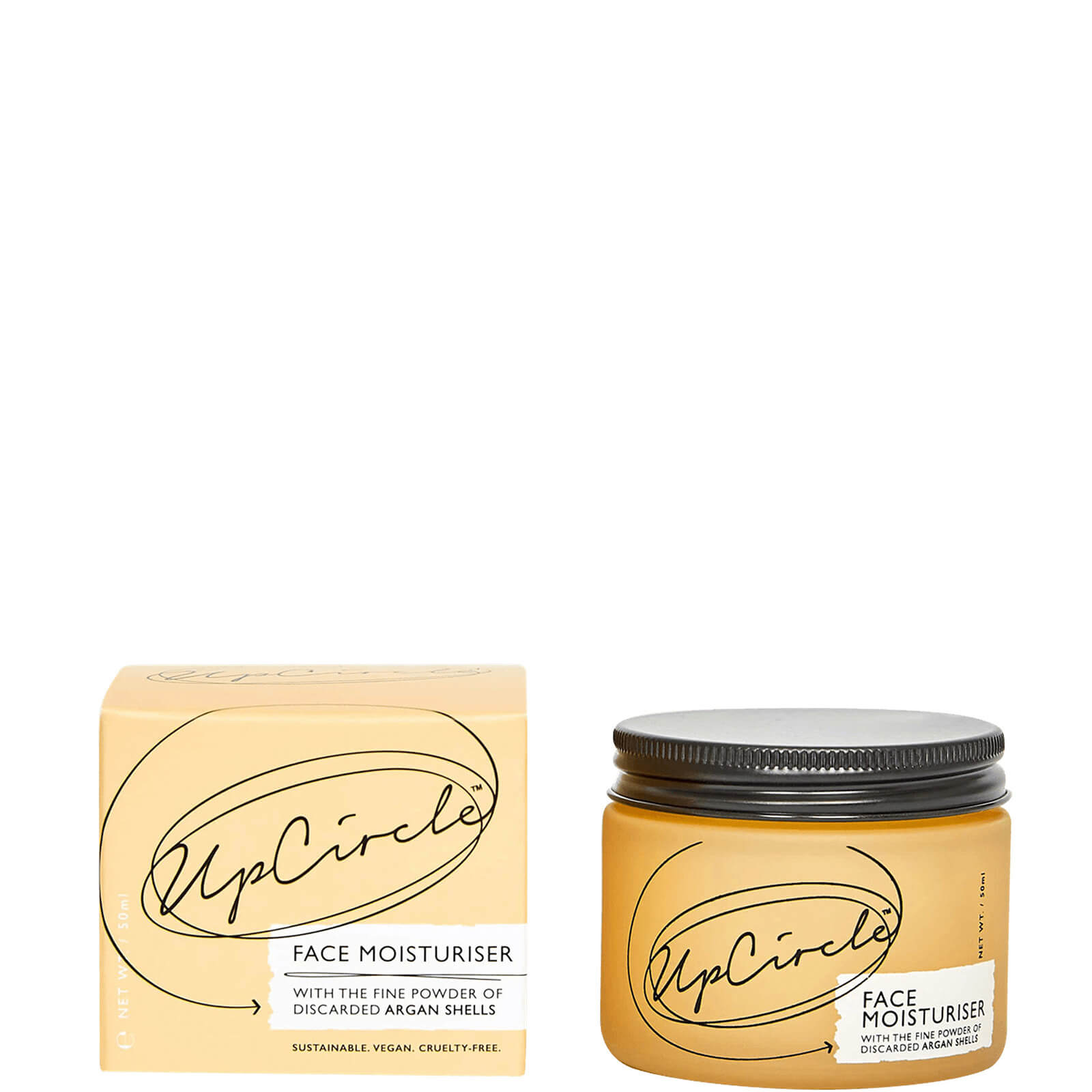 UpCircle Face Moisturiser with Argan Powder 50ml