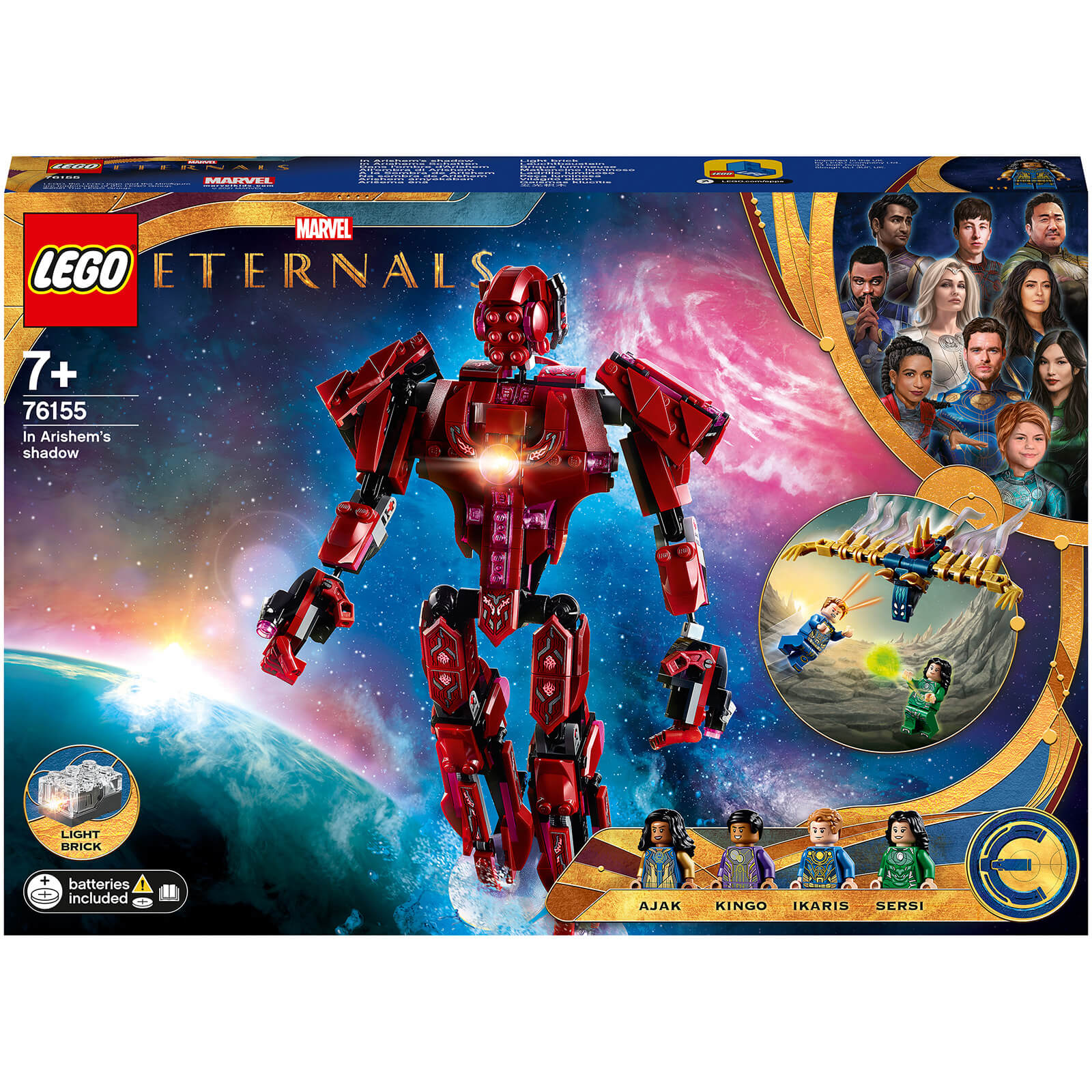 LEGO Marvel Los Eternos en la Sombra de Arishem Set de Figuras (76155)