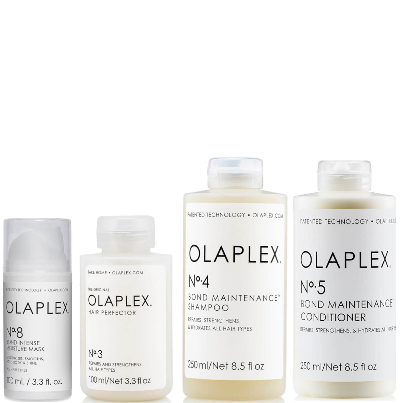 Olaplex No.3, No.4, No.5 and No.8 Bundle
