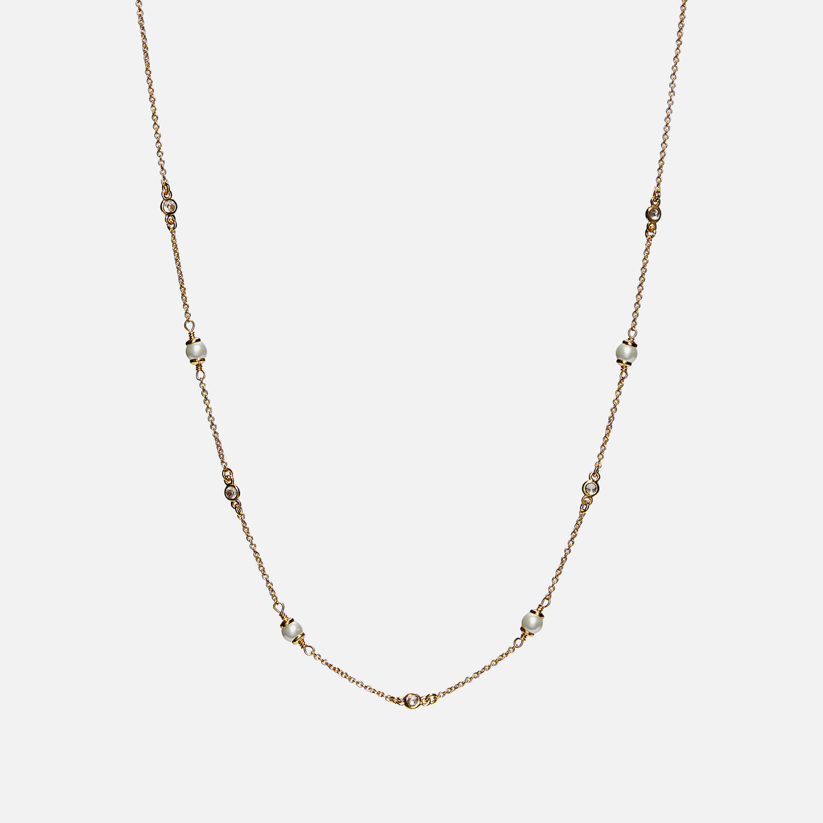 Coach Women's Classic Pearl Necklace - Gold