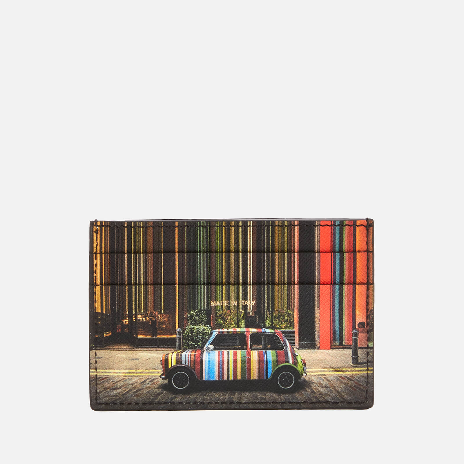 PAUL SMITH MINI CARDHOLDER WITH PRINT | Men's | OS | Black