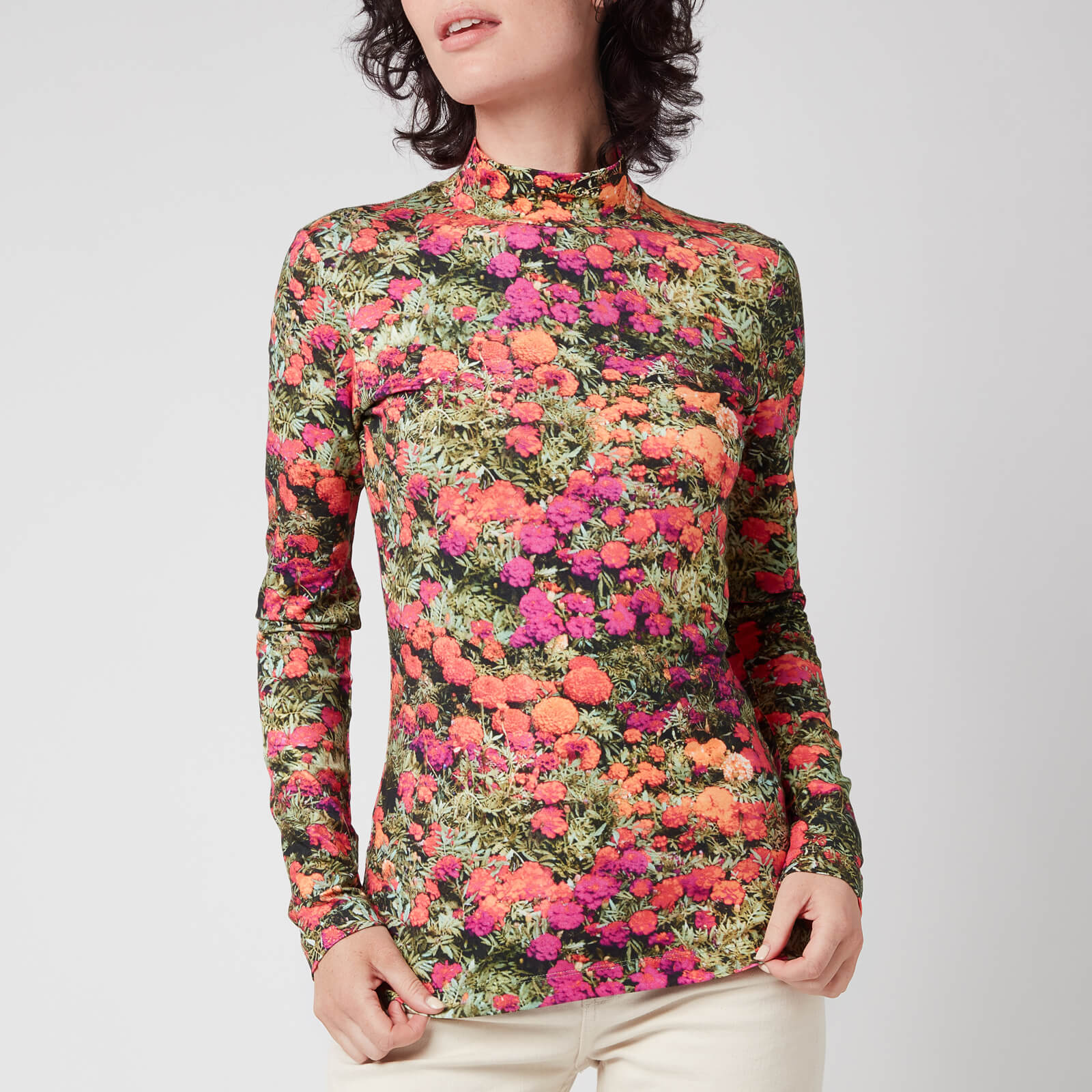 PS Paul Smith Women's Marigold Print Top - Multi - XS