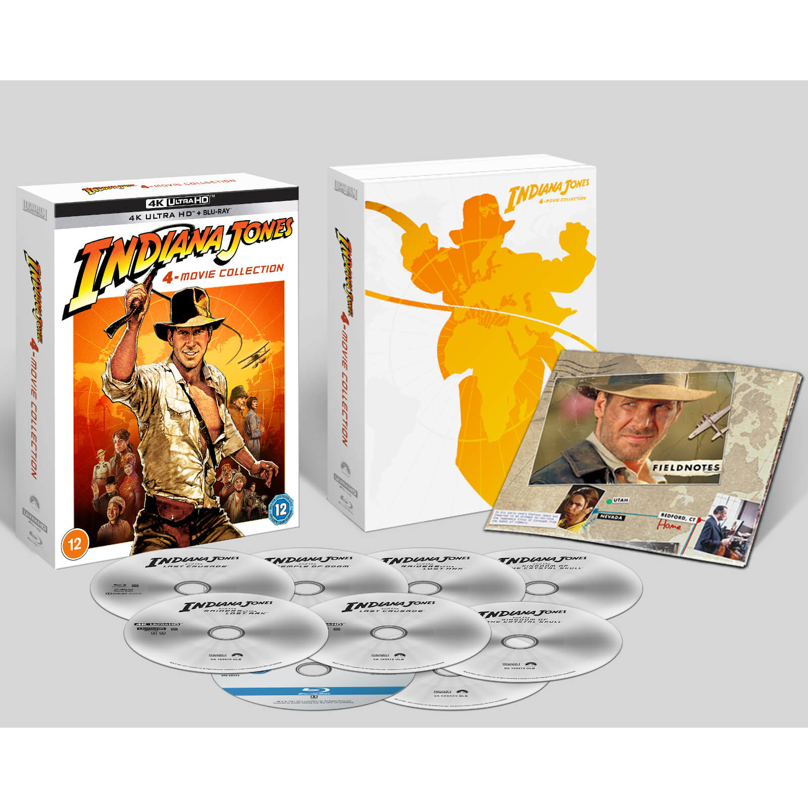 Indiana Jones: 4-Movie Collection 4K Ultra HD + Blu-ray