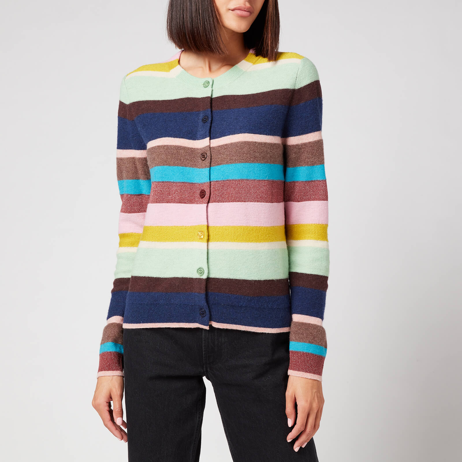 PS Paul Smith Women's Knitted Button Cardigan - Multi - S