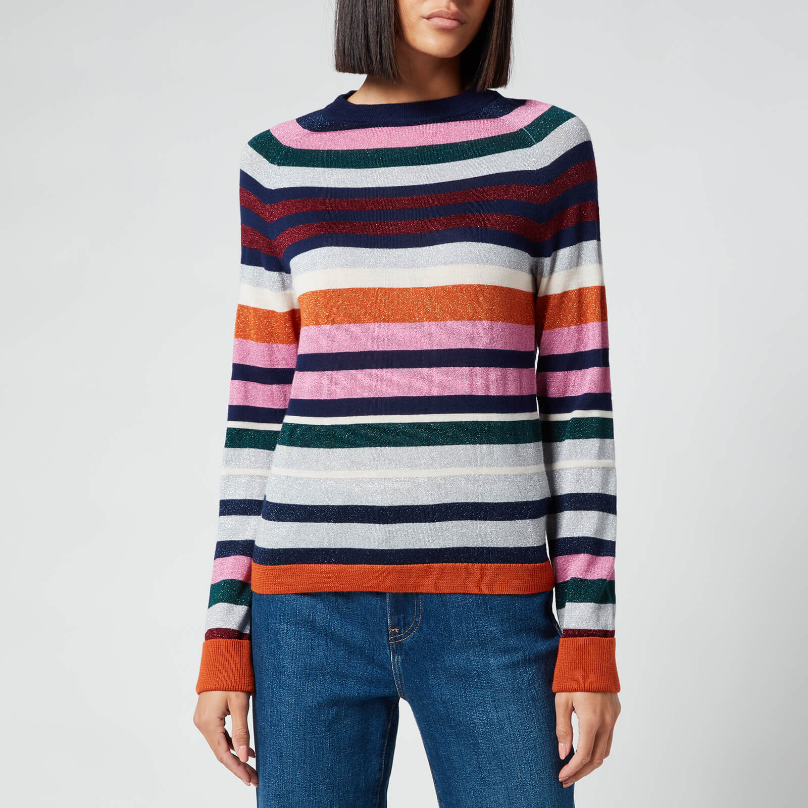 PS Paul Smith Women's Knitted Pullover Crew Neck Jumper - Multi - S