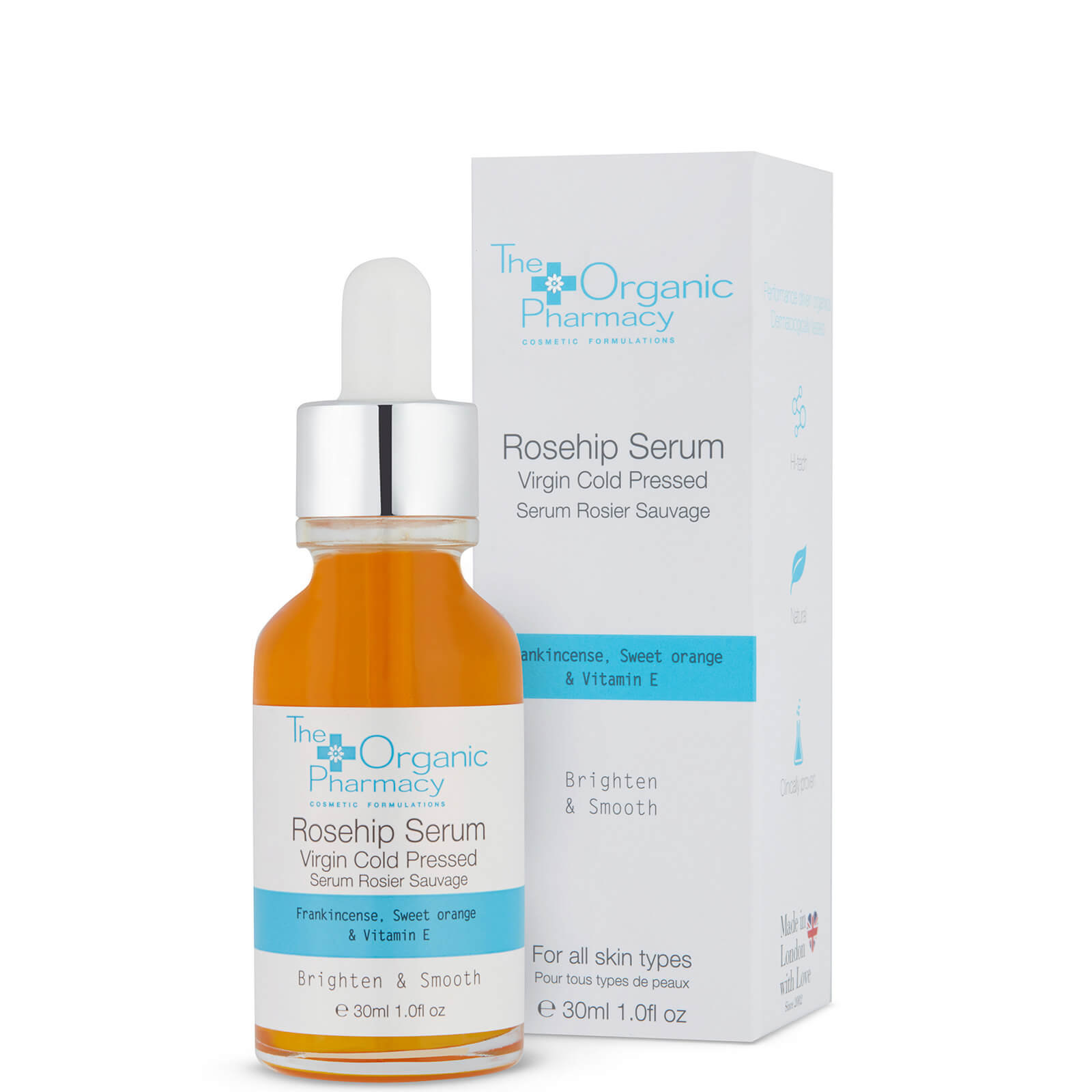 

The Organic Pharmacy Virgin Cold Pressed Rosehip Serum 30ml