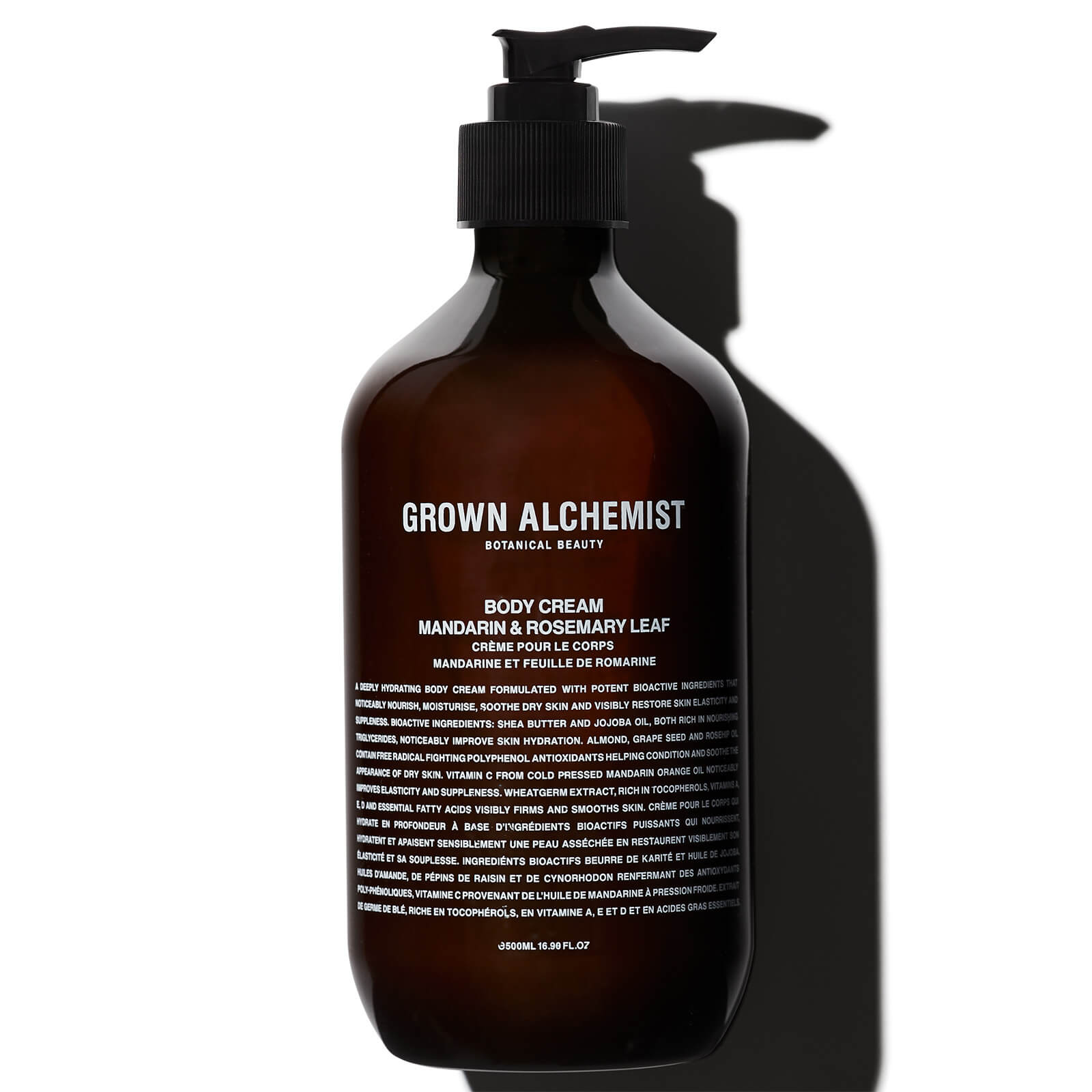 

Grown Alchemist Body Cream - Mandarin, Rosemary Leaf 500ml