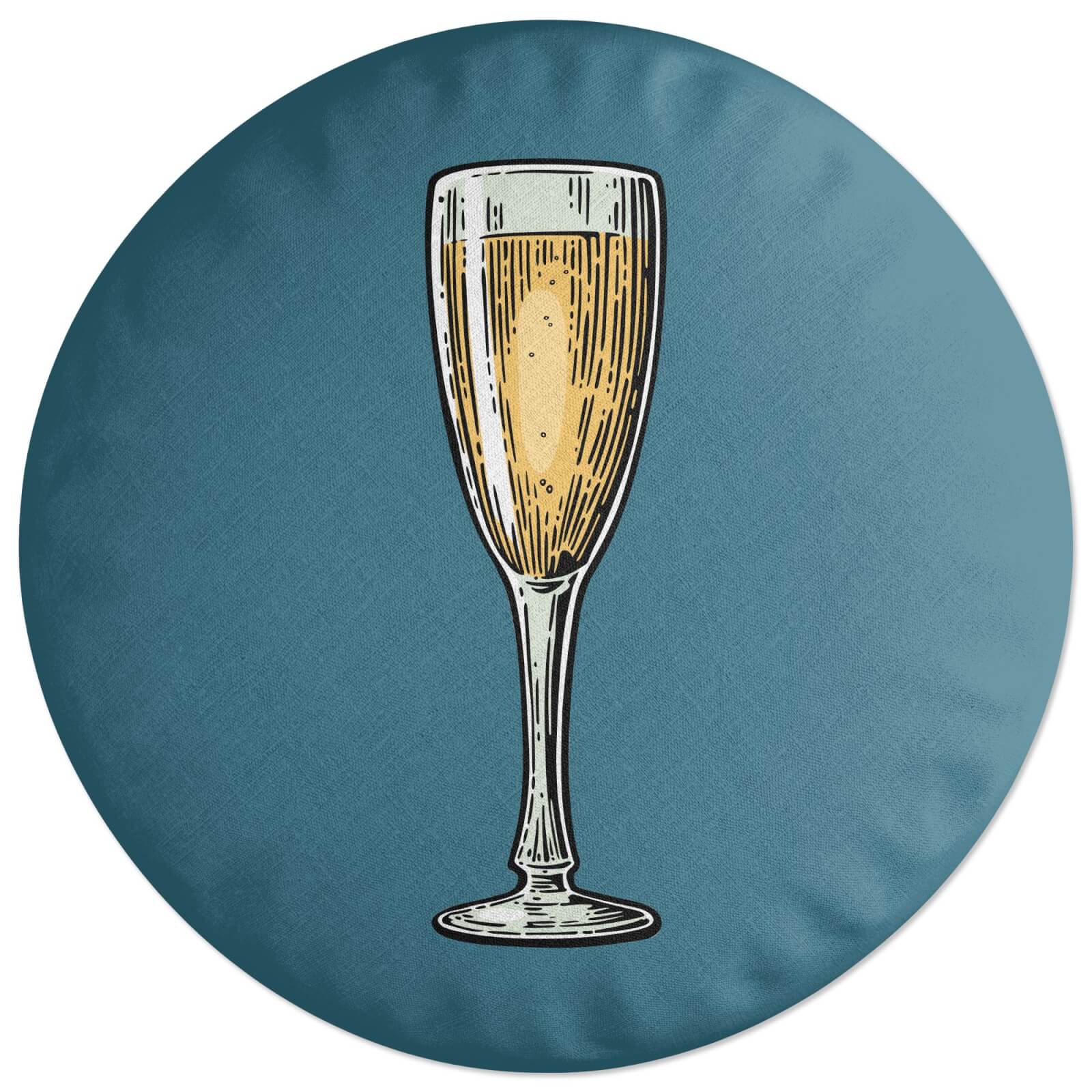 Champagne Round Cushion