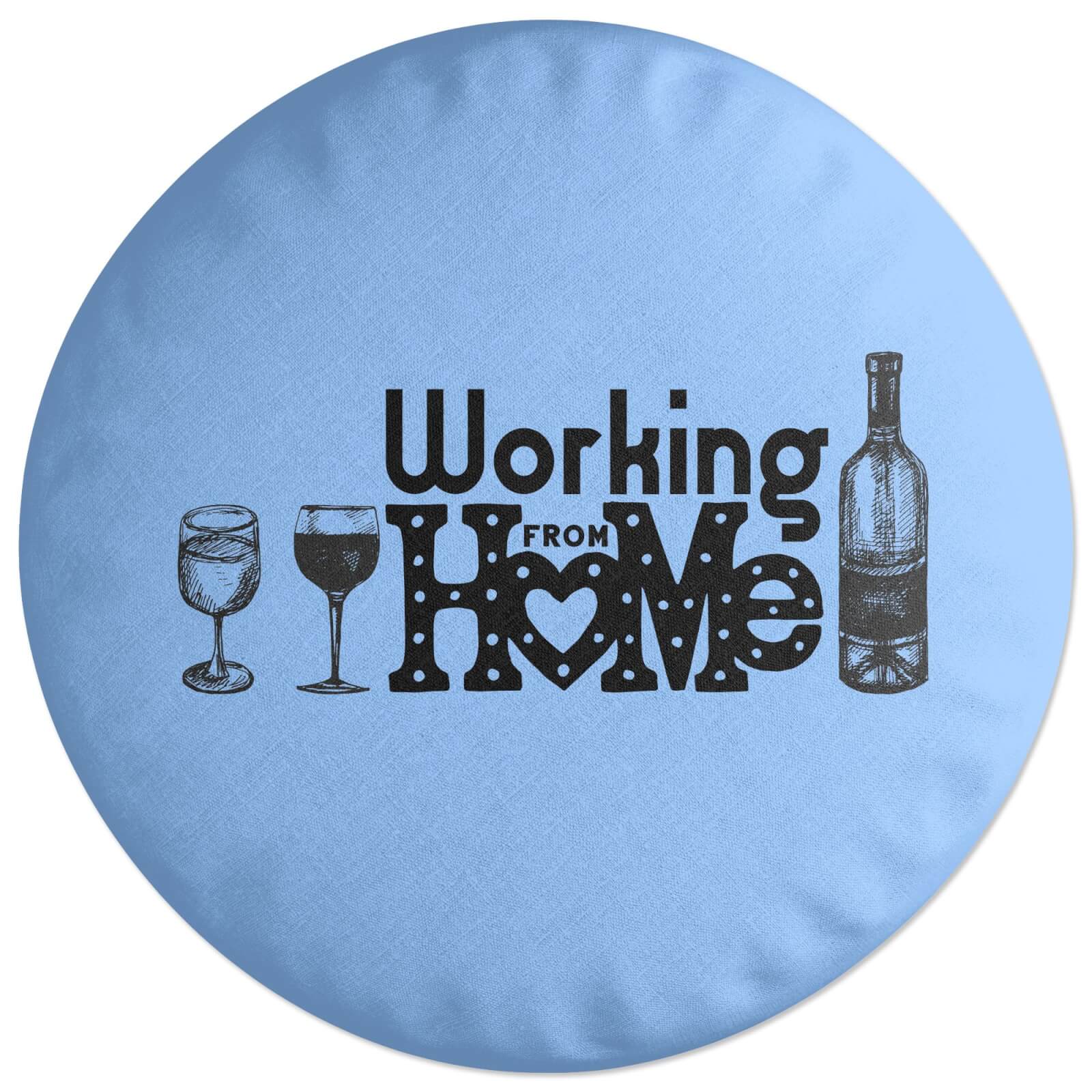 Working From Home Round Cushion