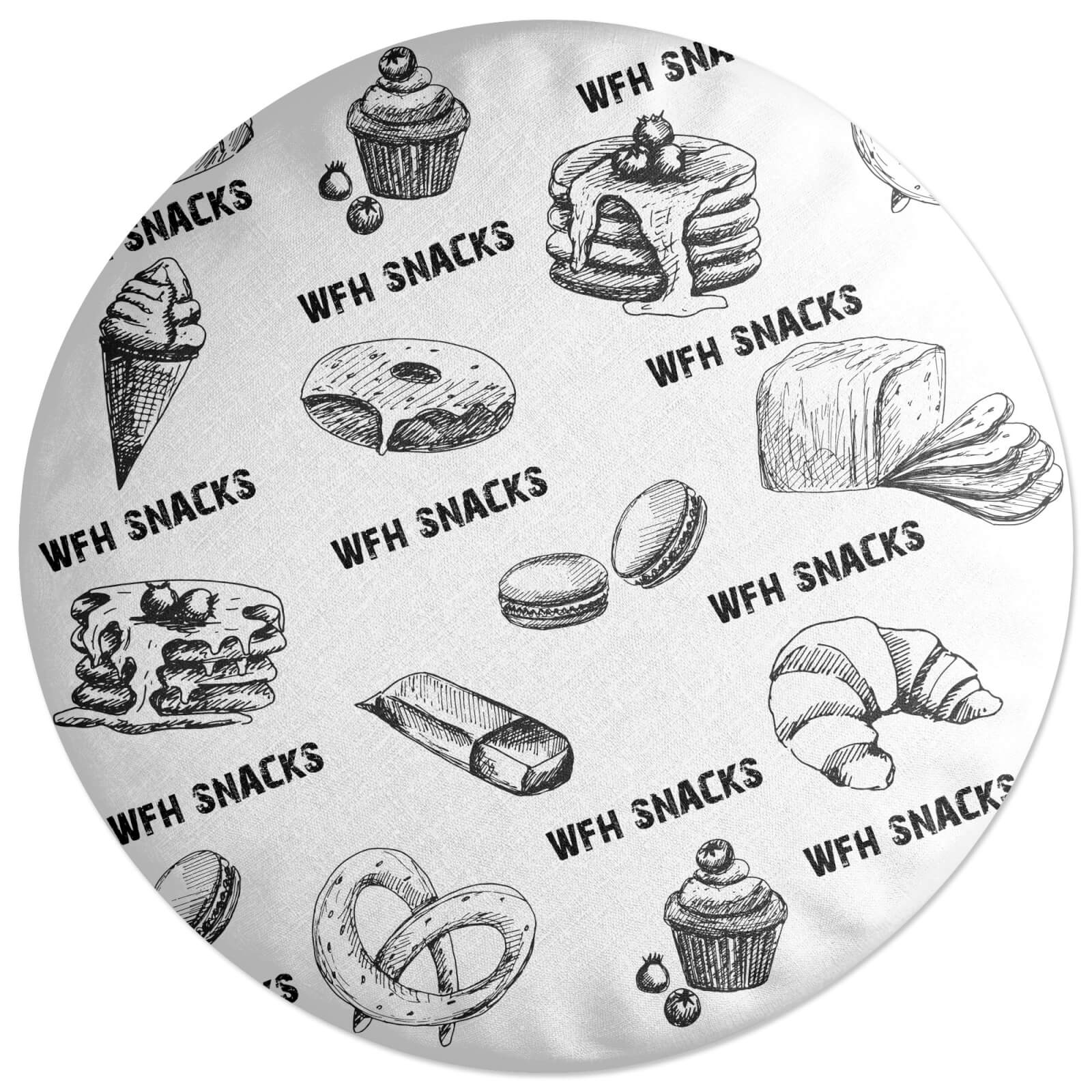 WFH SNACKS Round Cushion