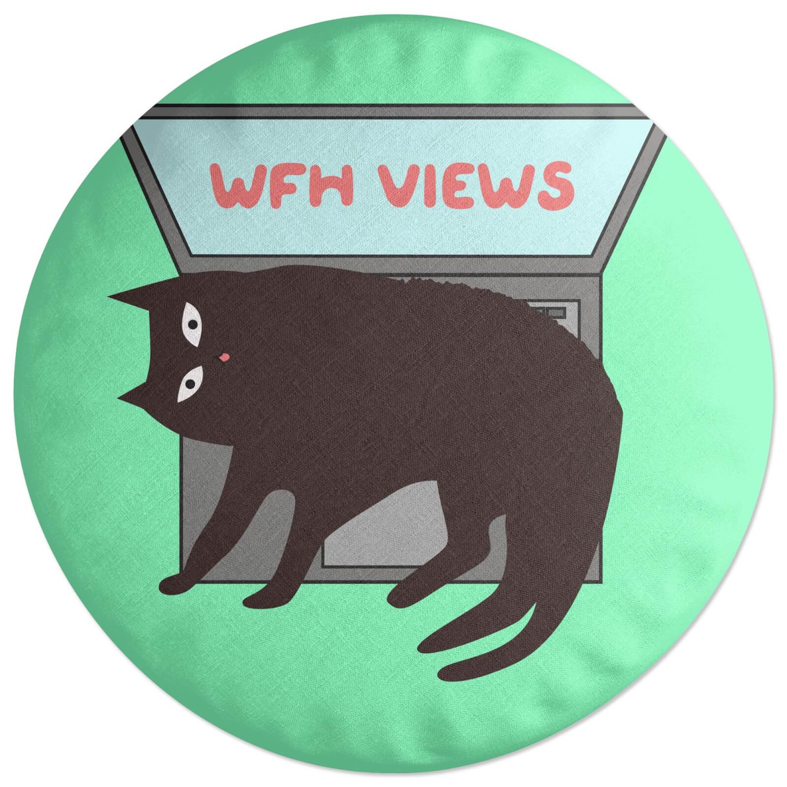 WFH Views Round Cushion