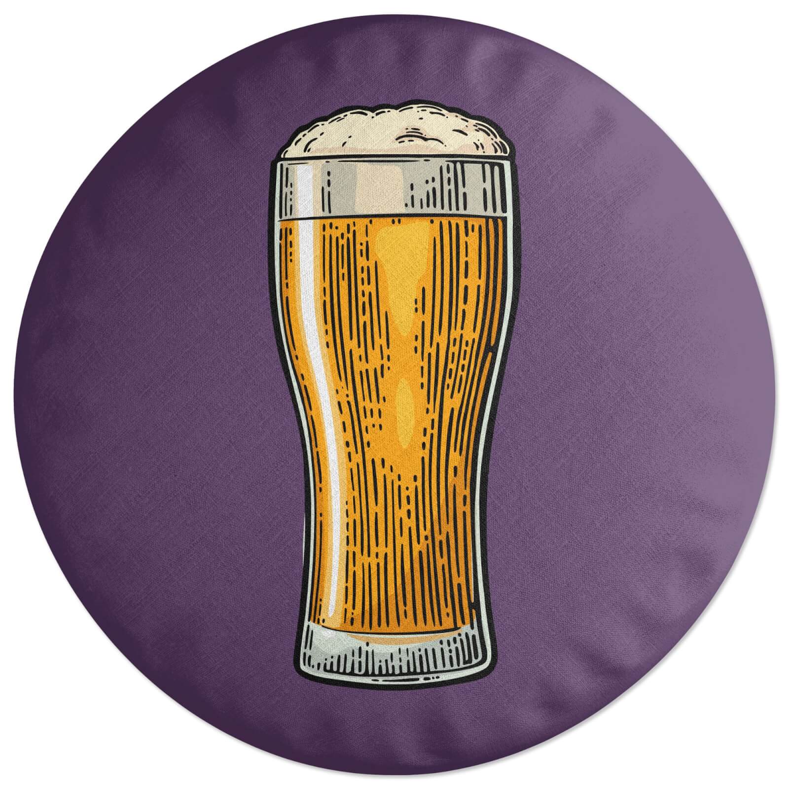 Beer Round Cushion