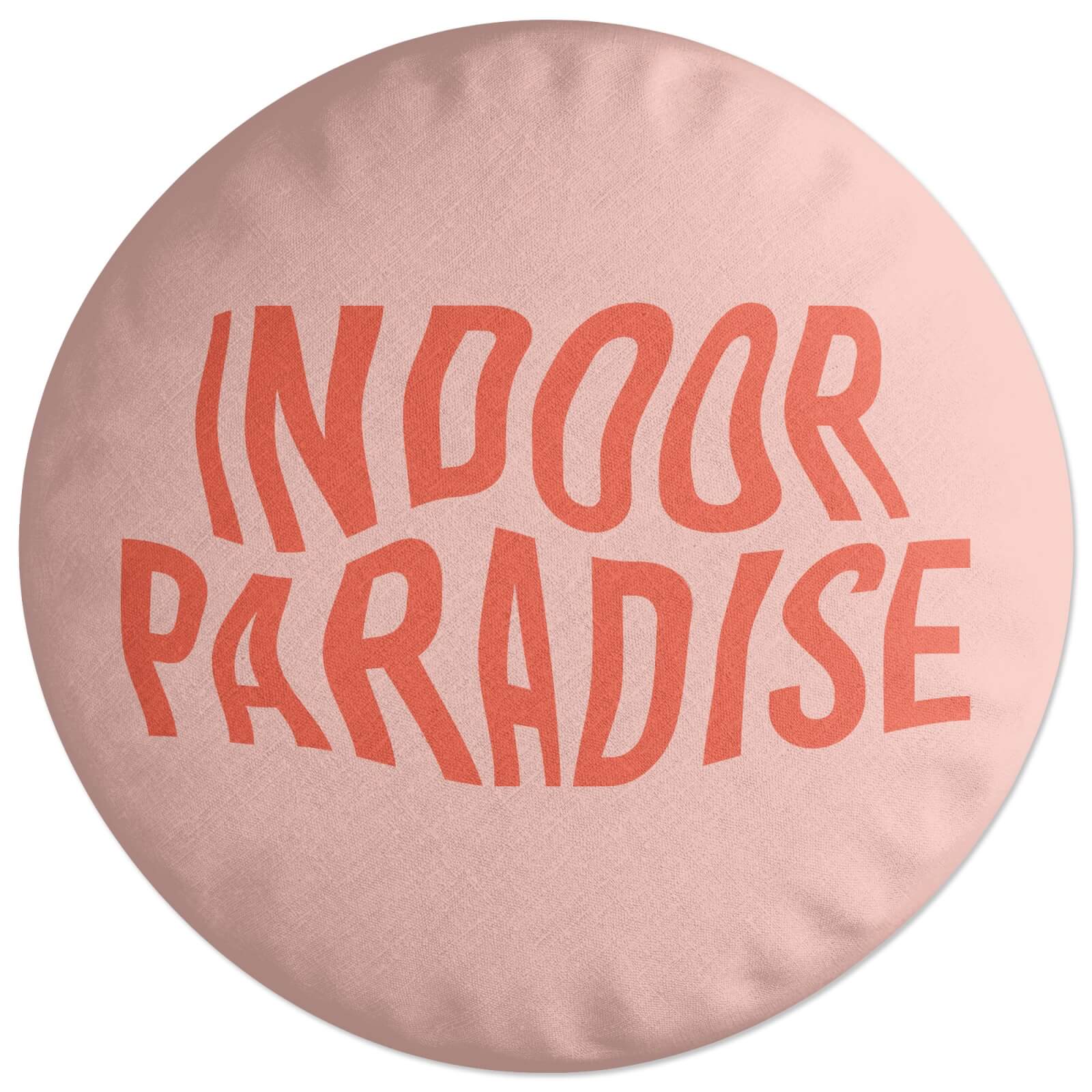 Indoor Paradise Round Cushion