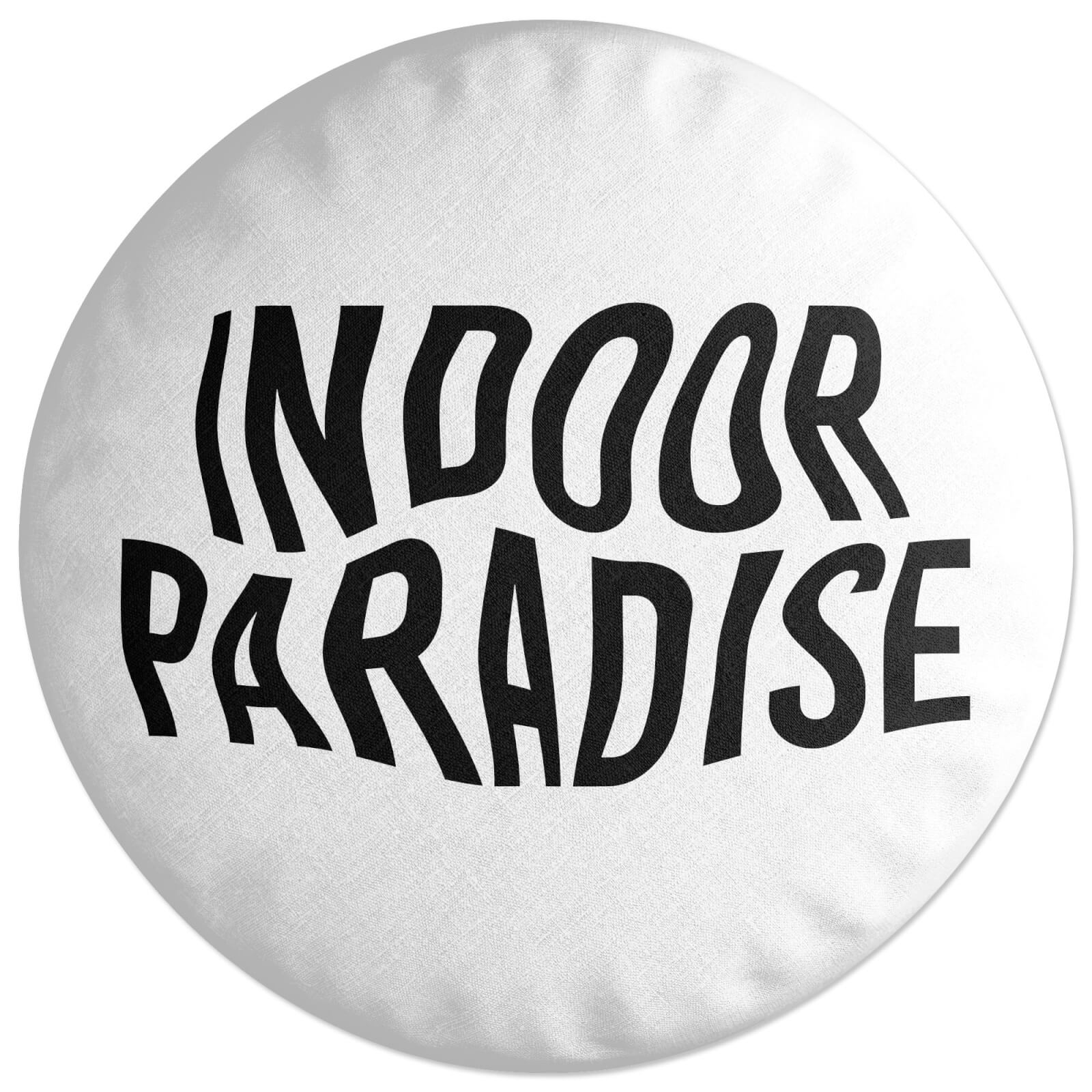 Indoor Paradise Round Cushion