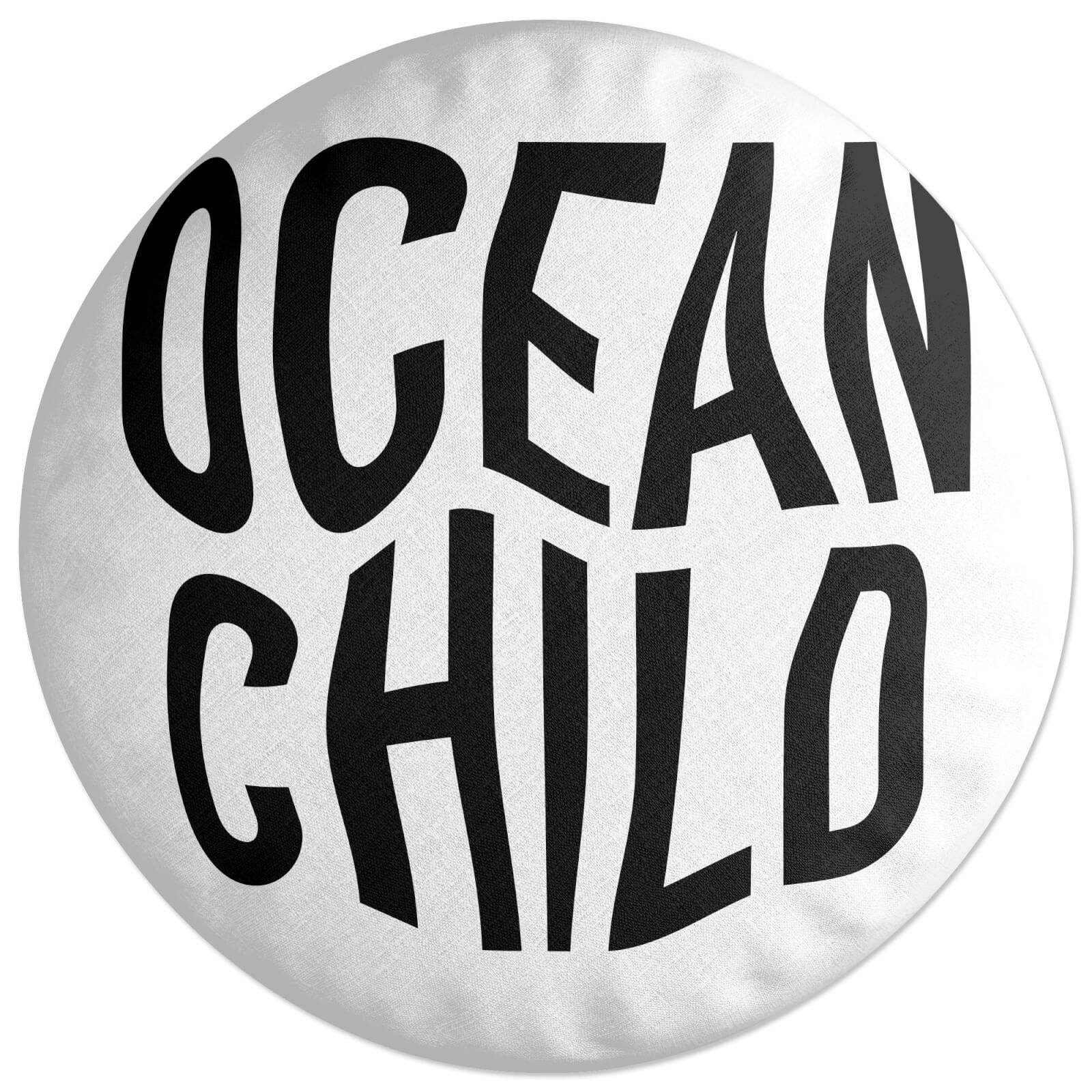 Ocean Child Round Cushion