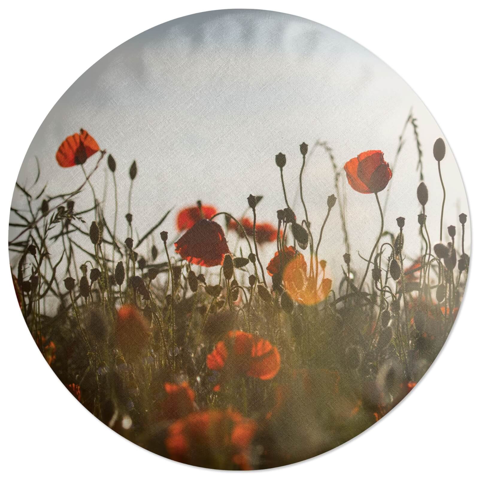 Summer Flowers Round Cushion
