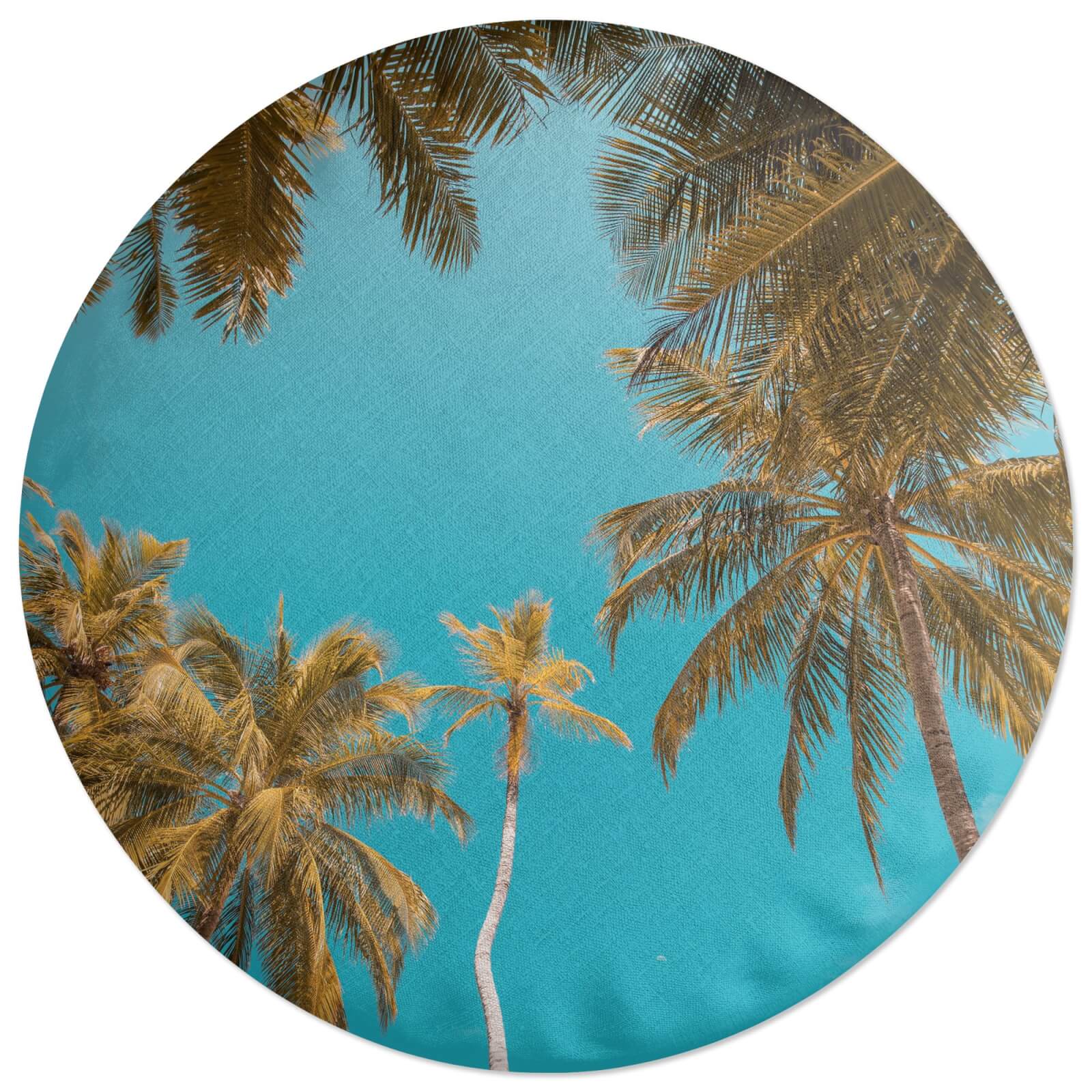 Palm Trees Round Cushion