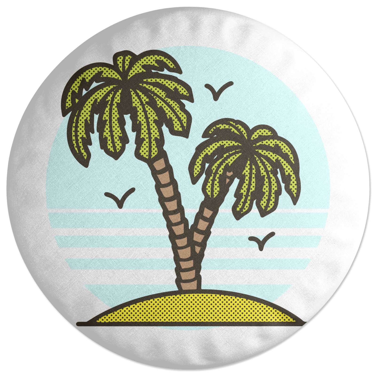 Deserted Island Round Cushion