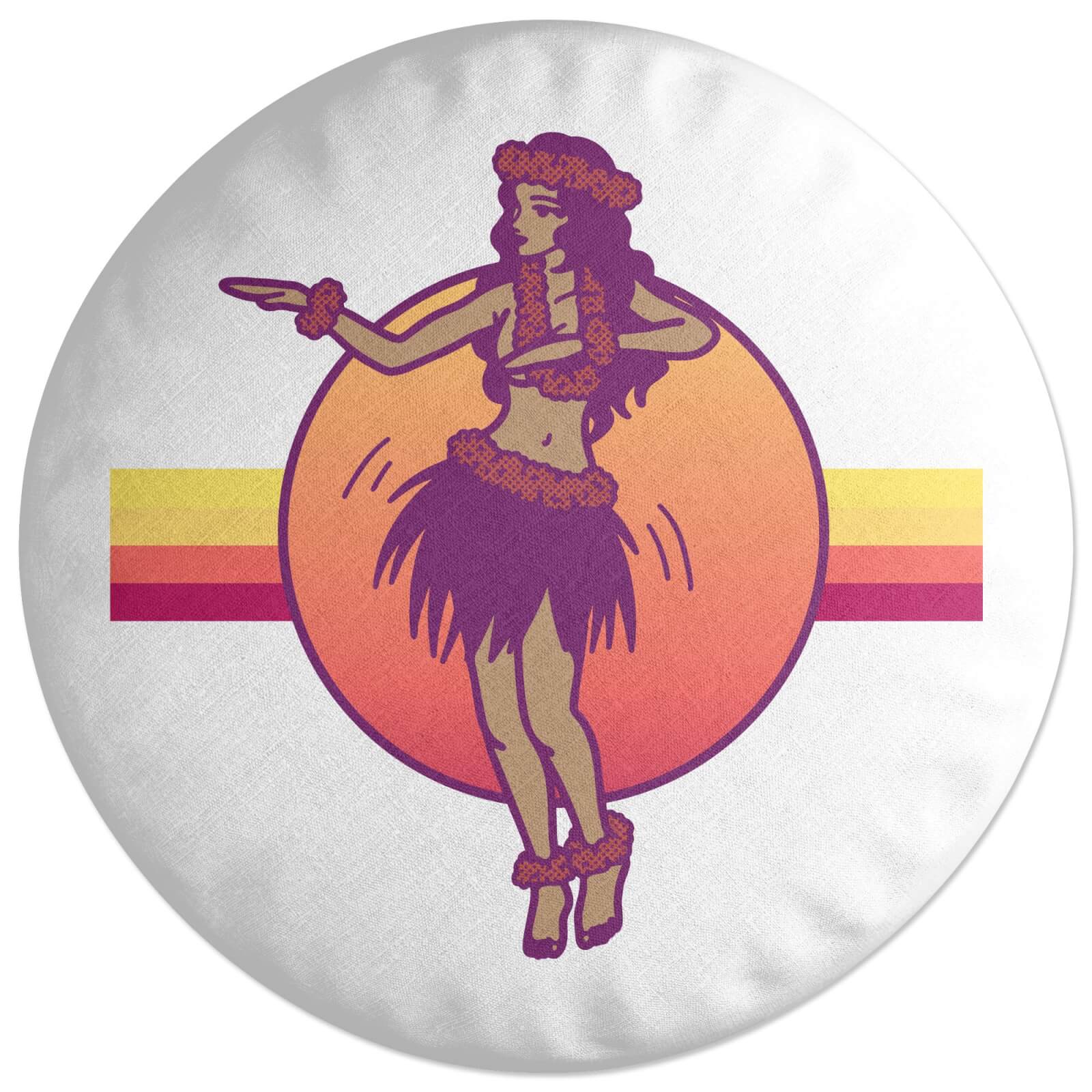 Hula Dance Round Cushion