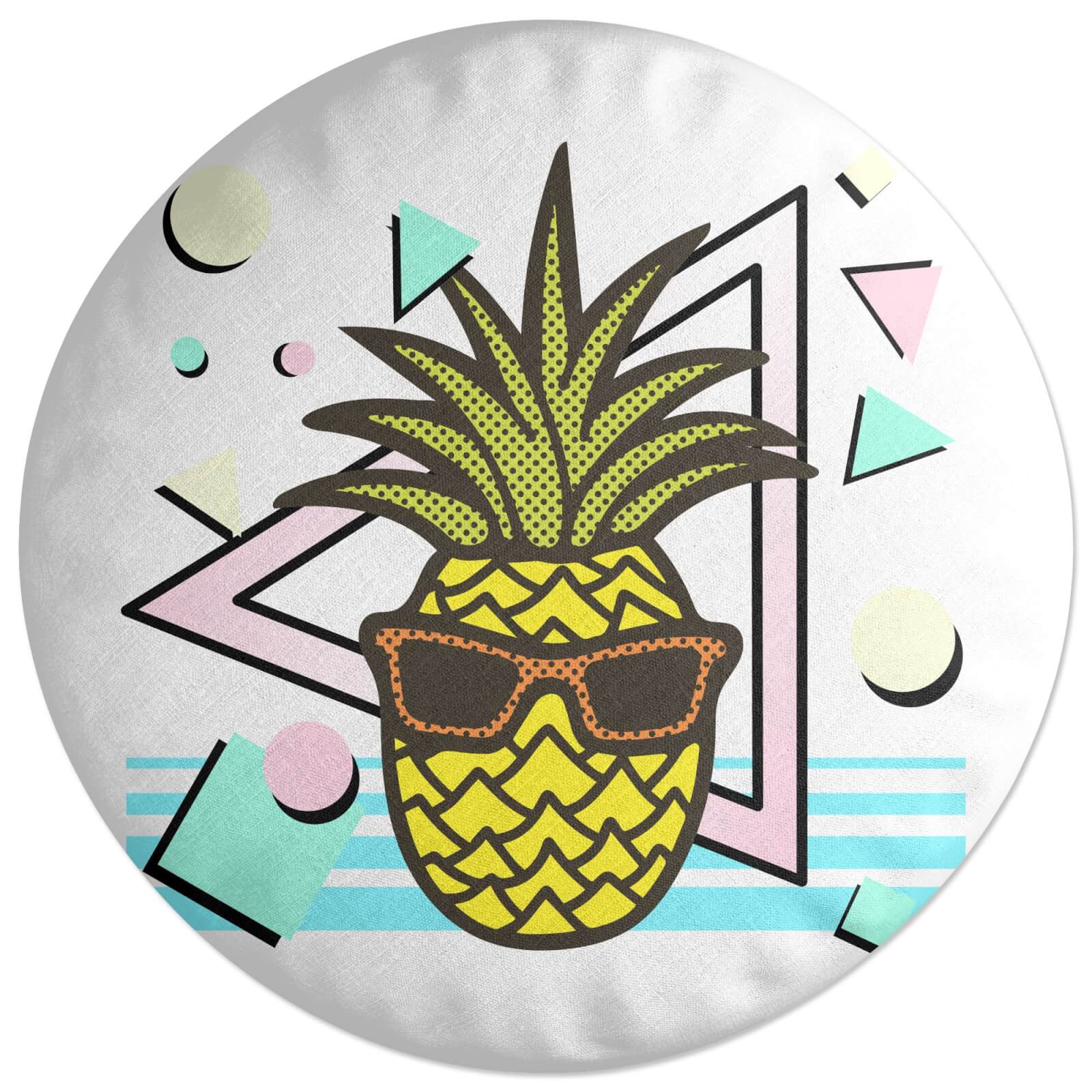 Summer Pineapple Round Cushion