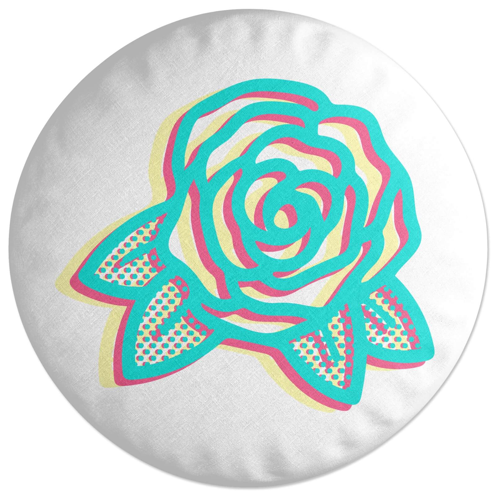 Summer Rose Round Cushion