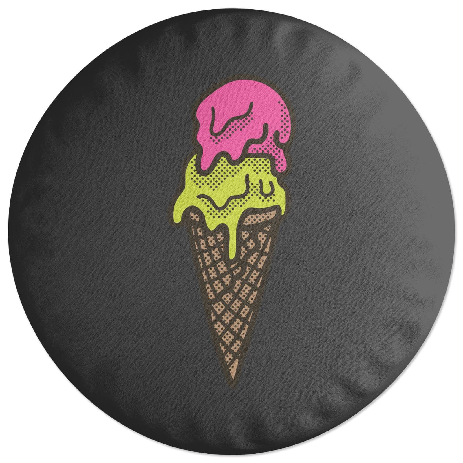 Ice Cream Round Cushion