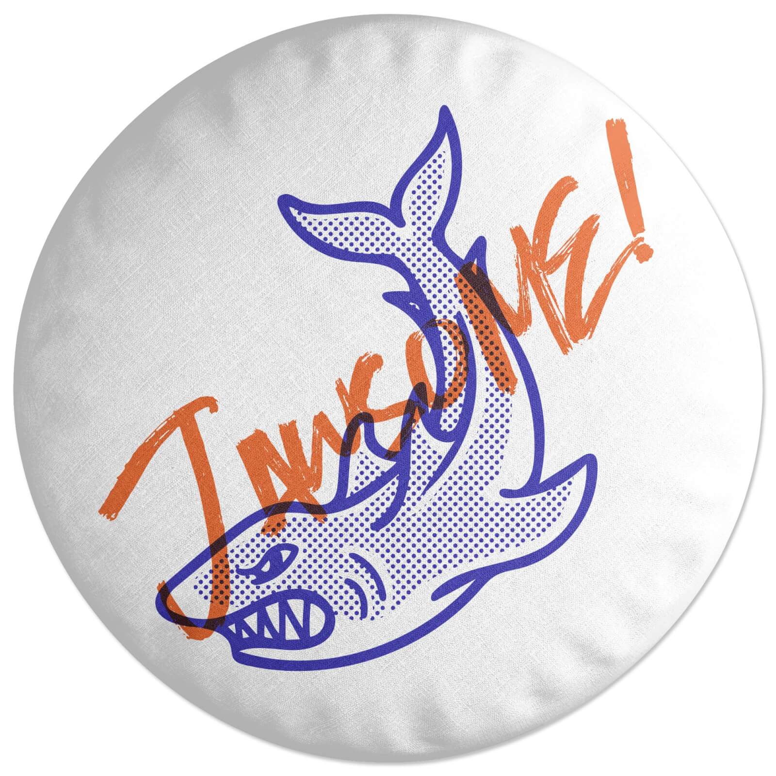Jawsome Round Cushion