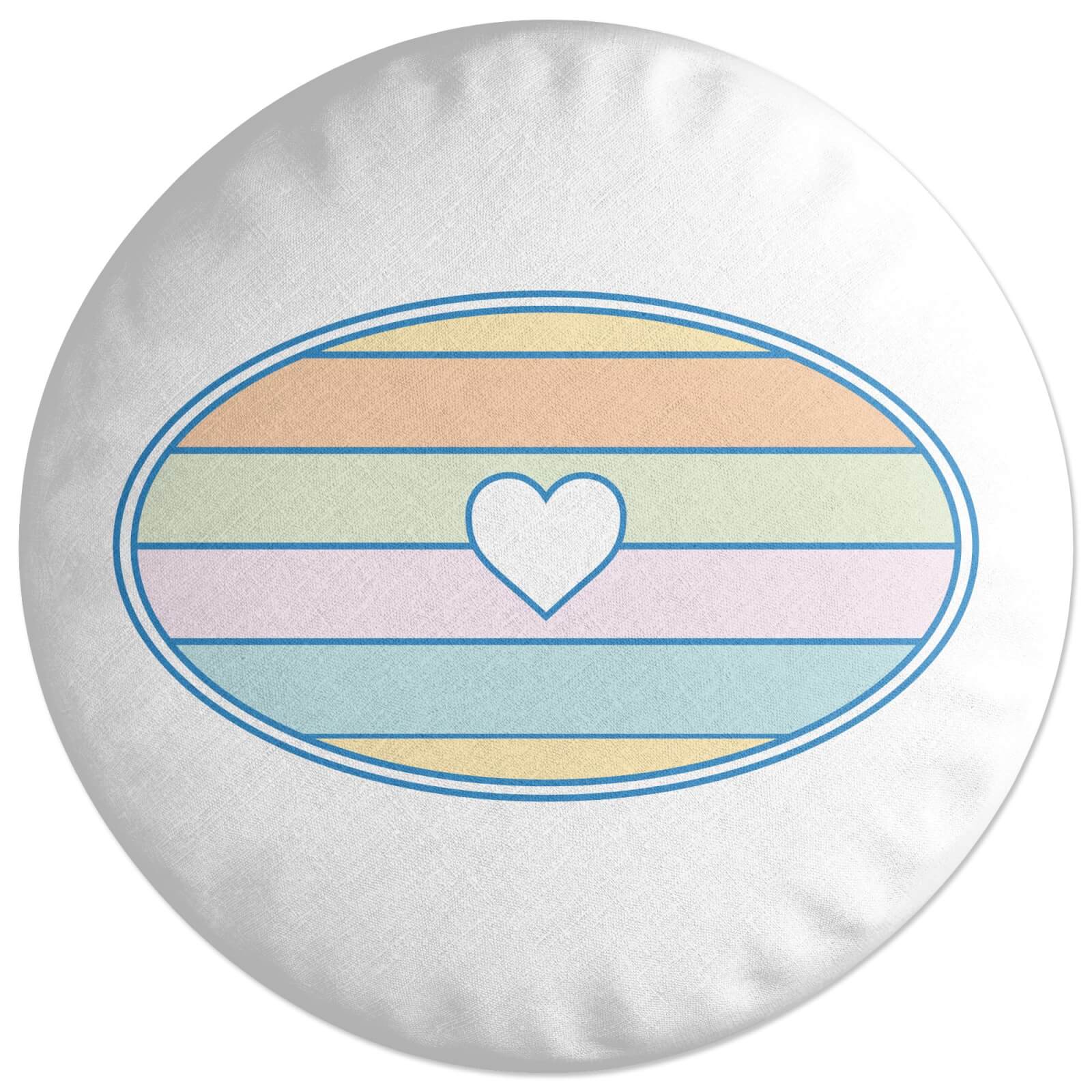 One Love Round Cushion
