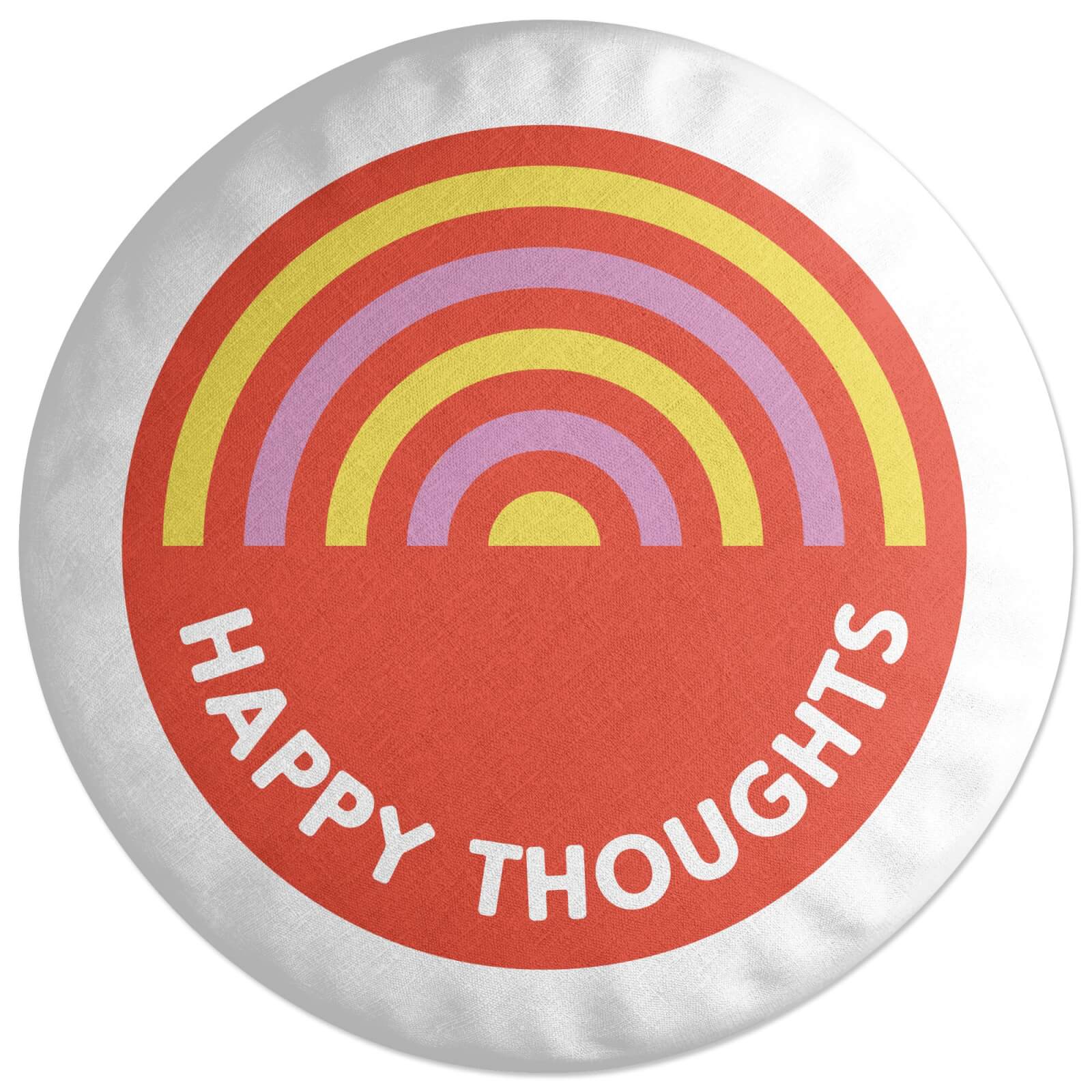 Happy Thoughts Round Cushion