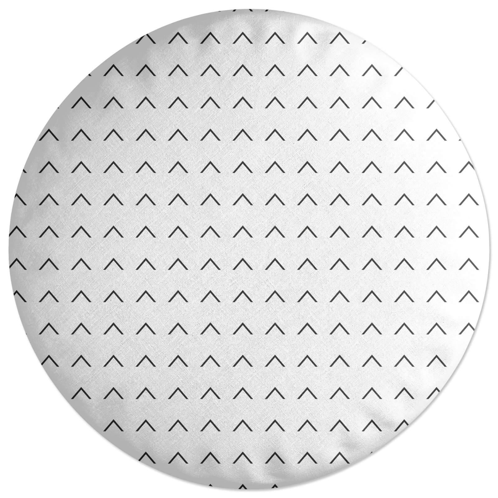 Decorsome Linear Arrows Round Cushion