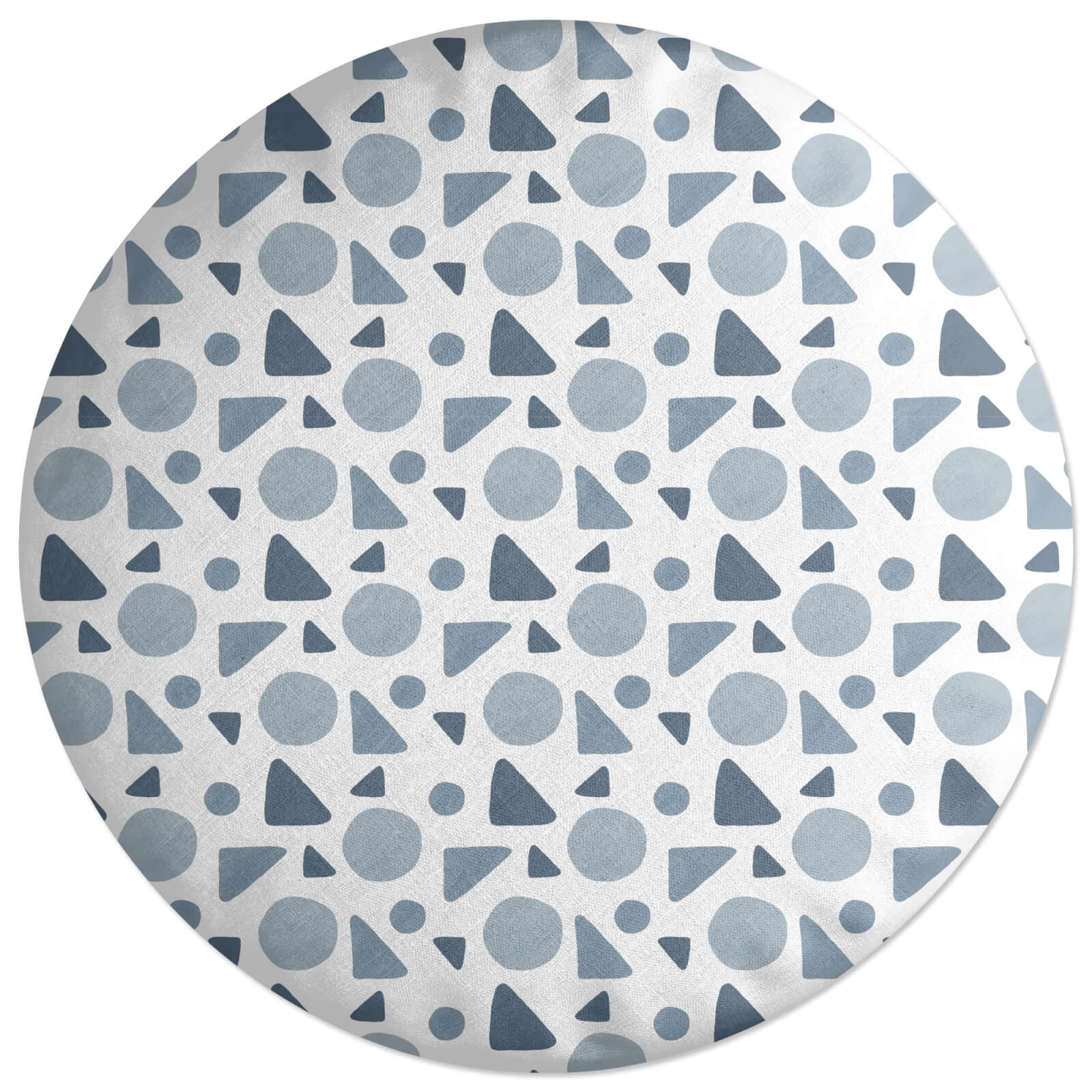Random Blobs Round Cushion