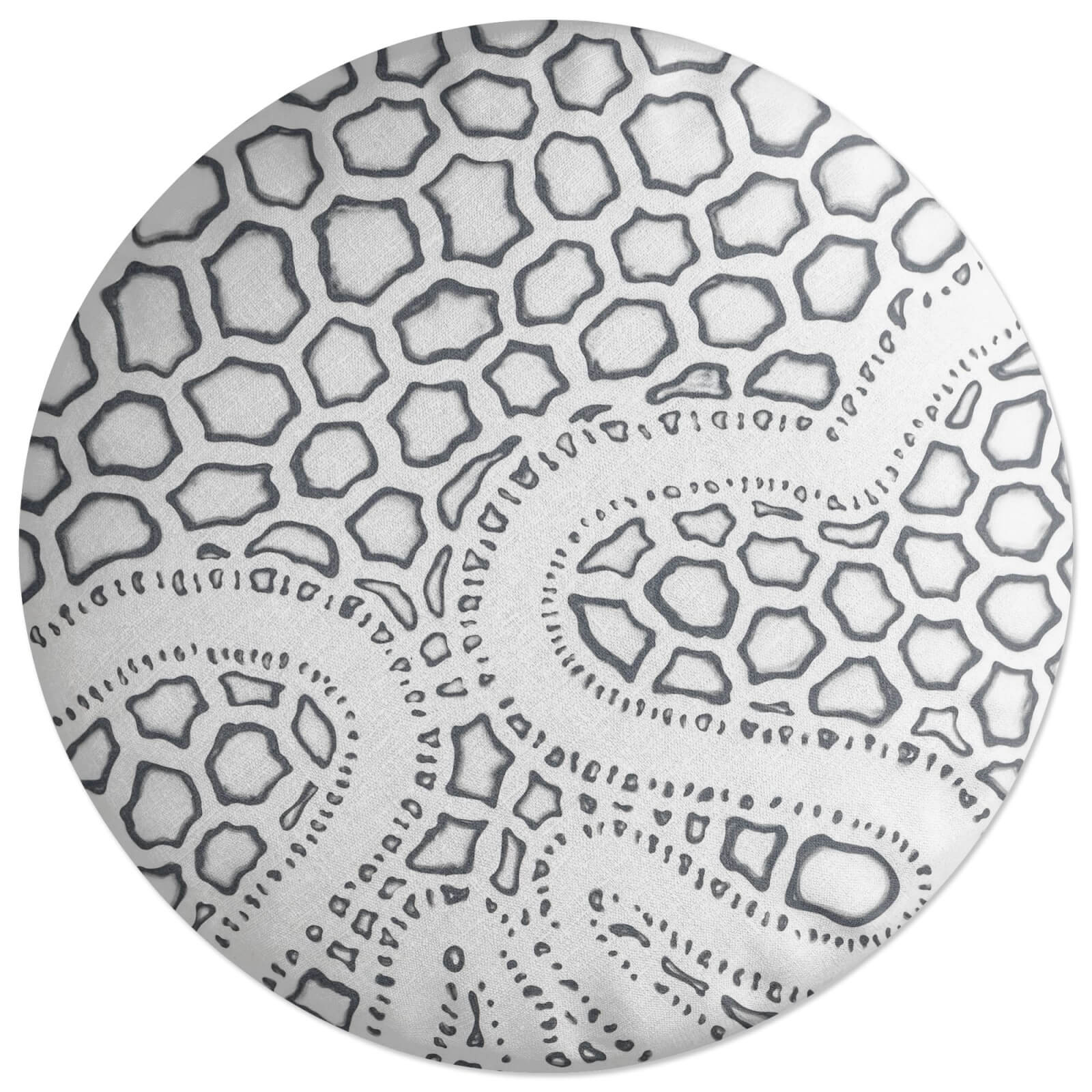 Snake Like Round Cushion