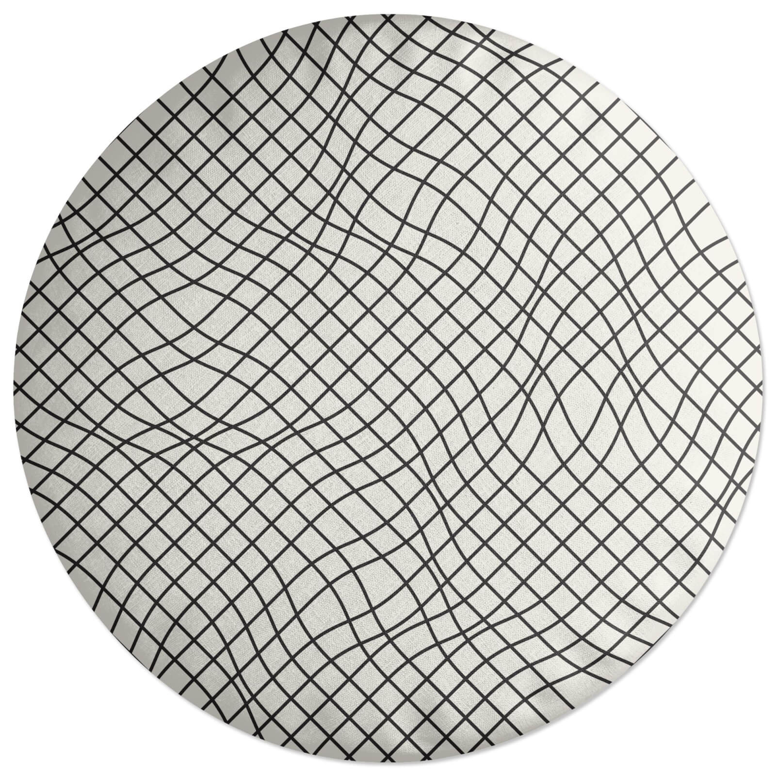 Mesh Warp Round Cushion