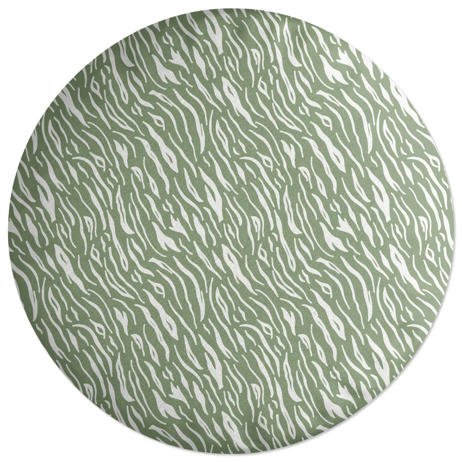 Animal Print Round Cushion