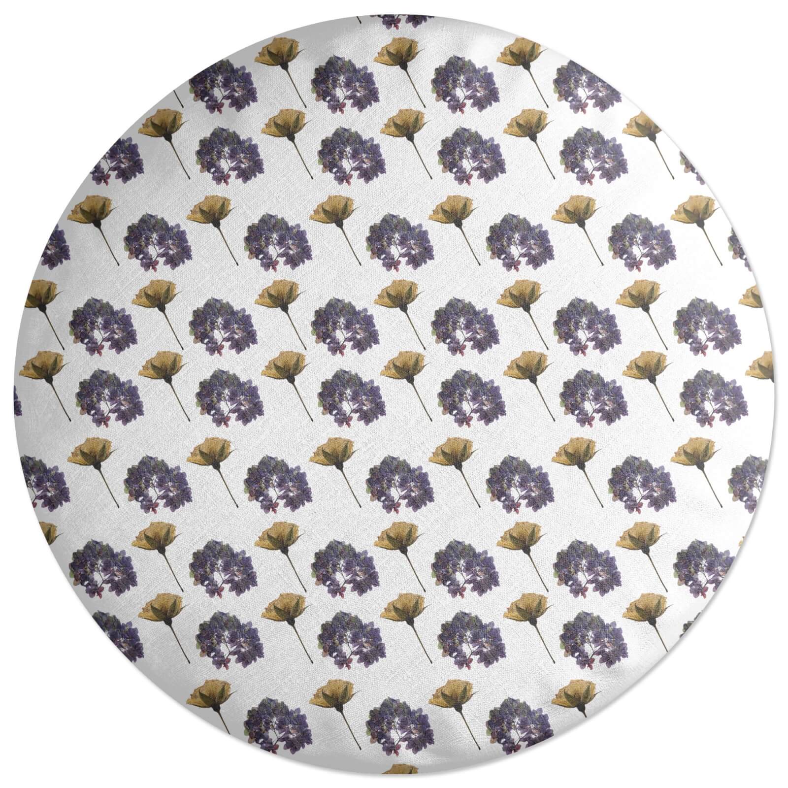 A Pressed Glade Round Cushion