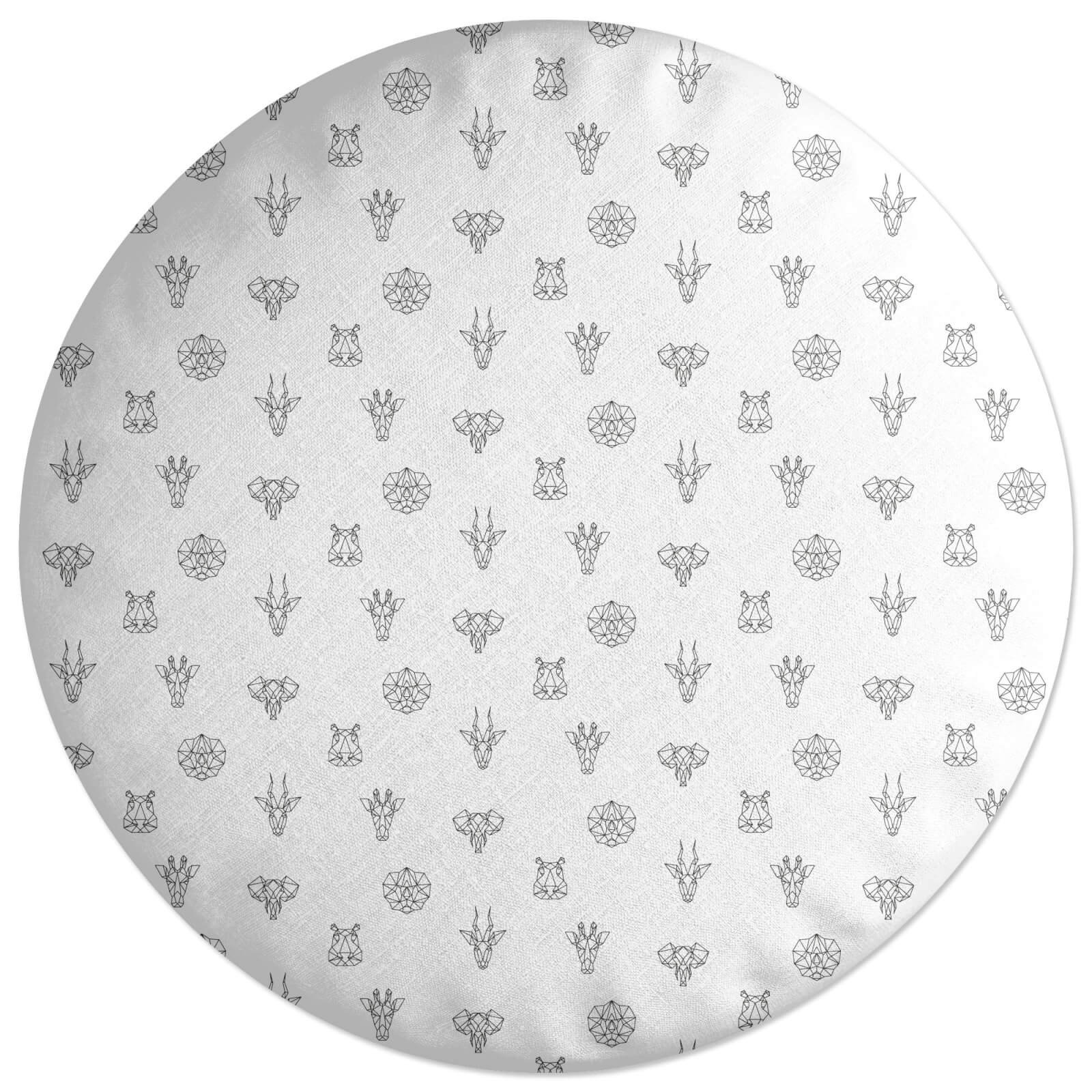Animals Of The Day Savannah Round Cushion