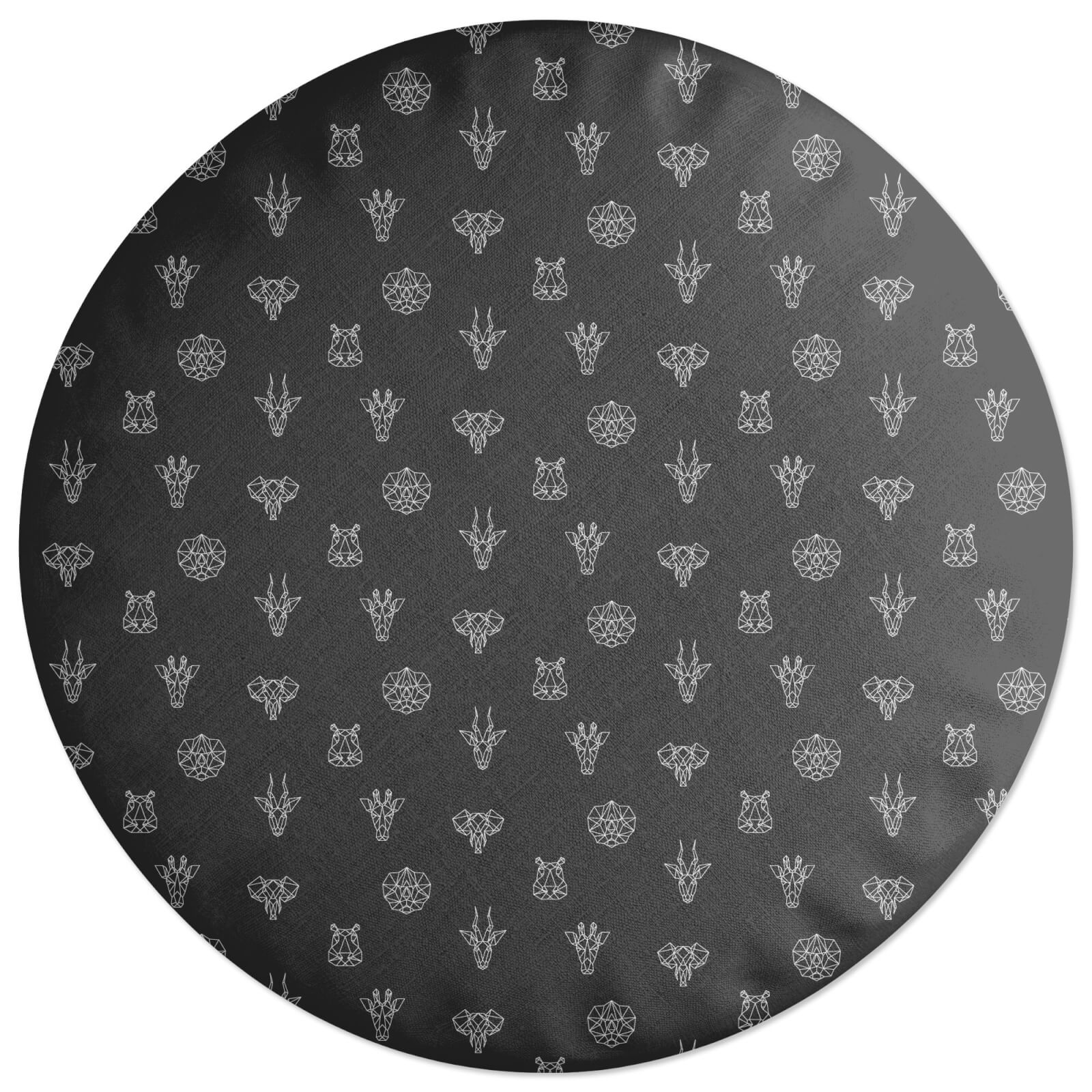 Animals Of The Night Savannah Round Cushion